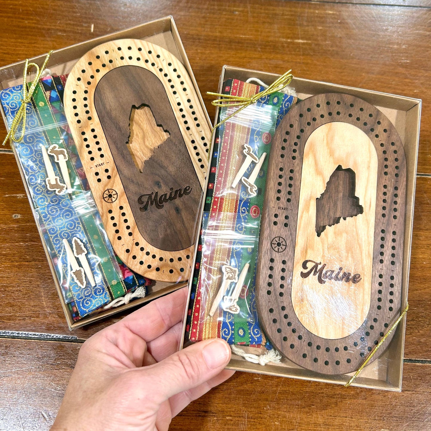 National Parks Travel Cribbage Set with Custom Pegs: Yosemite / Select best pegs for us