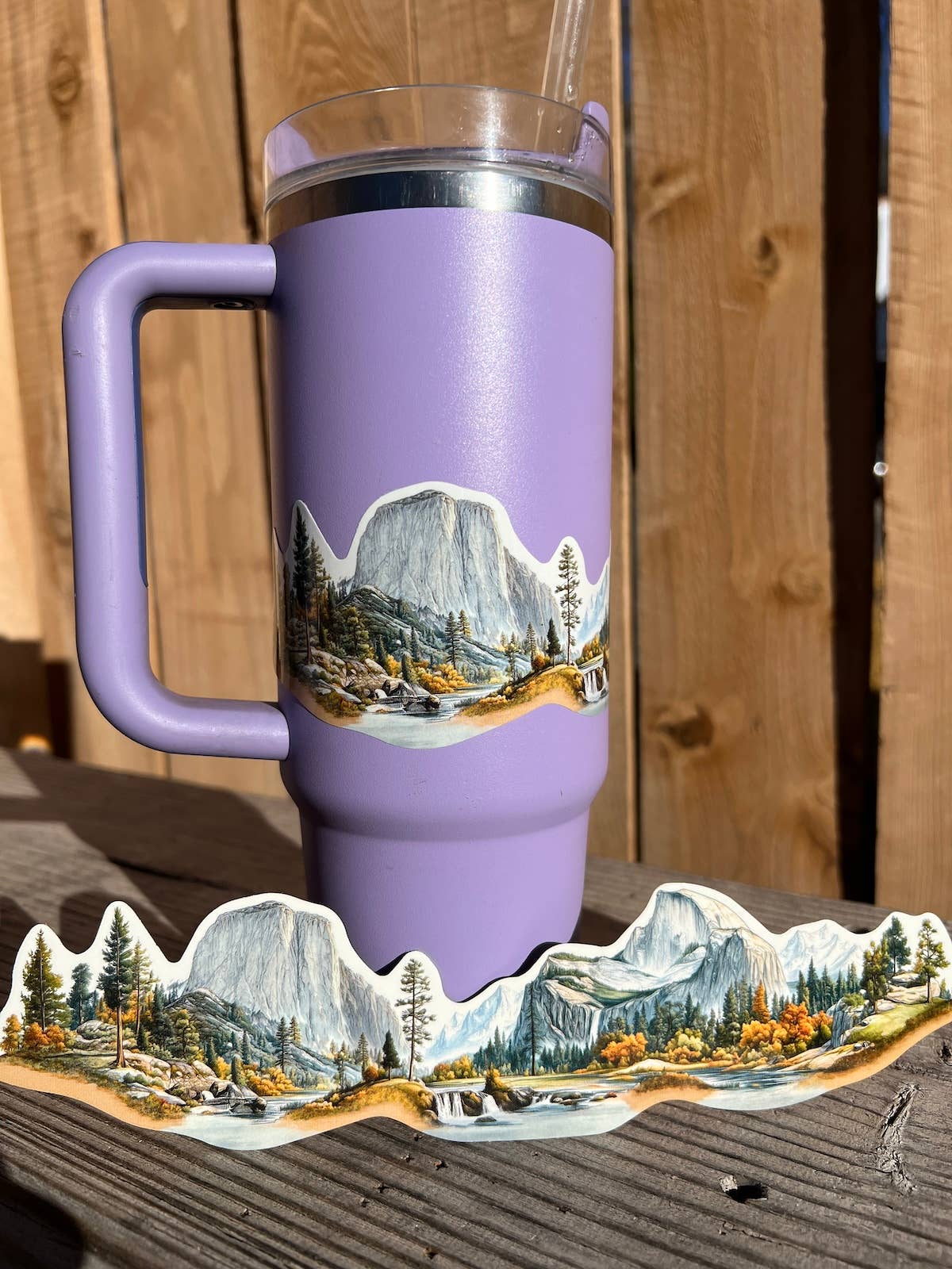 Yosemite Valley National Park Wrap Sticker el cap half dome