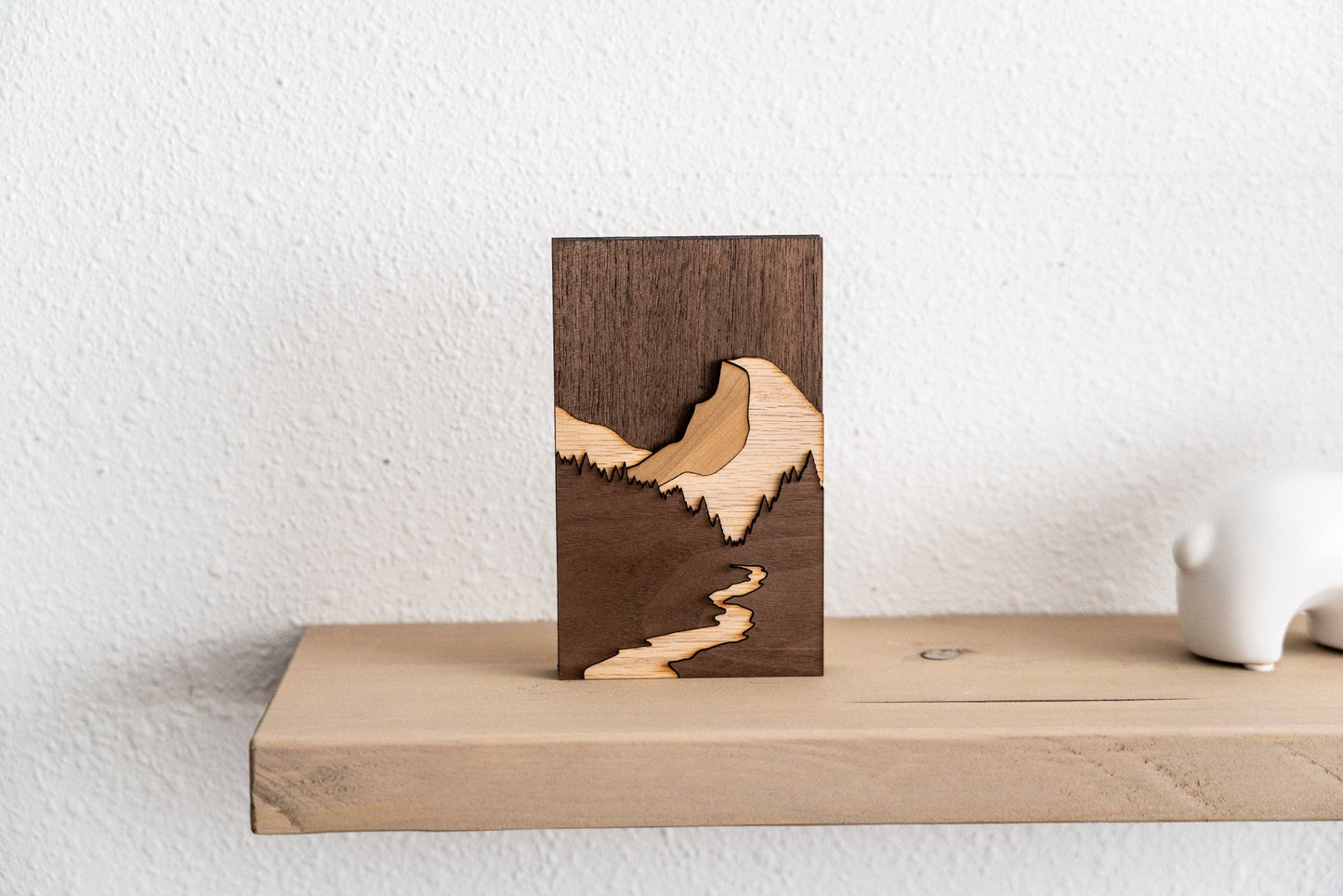Yosemite Half Dome Mini 3D Wood Art
