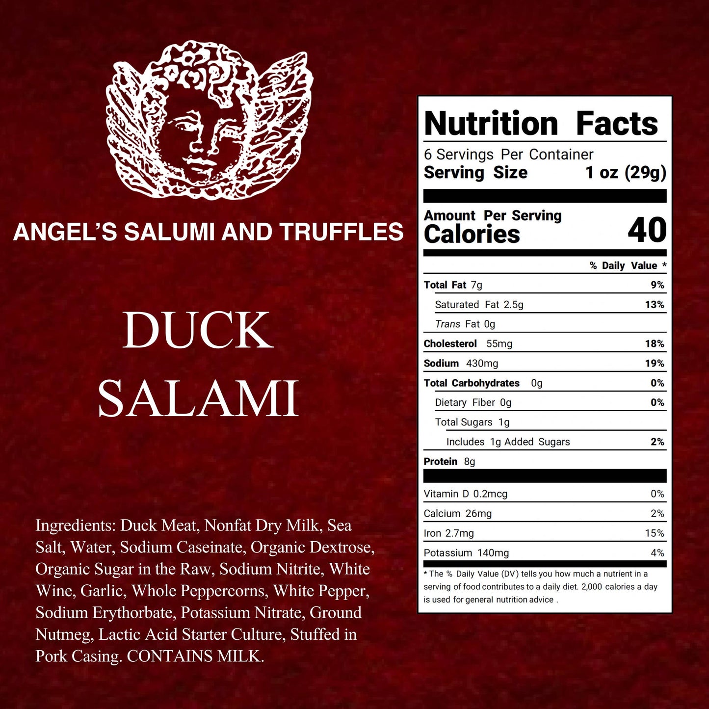 Duck Salami (5.5oz)