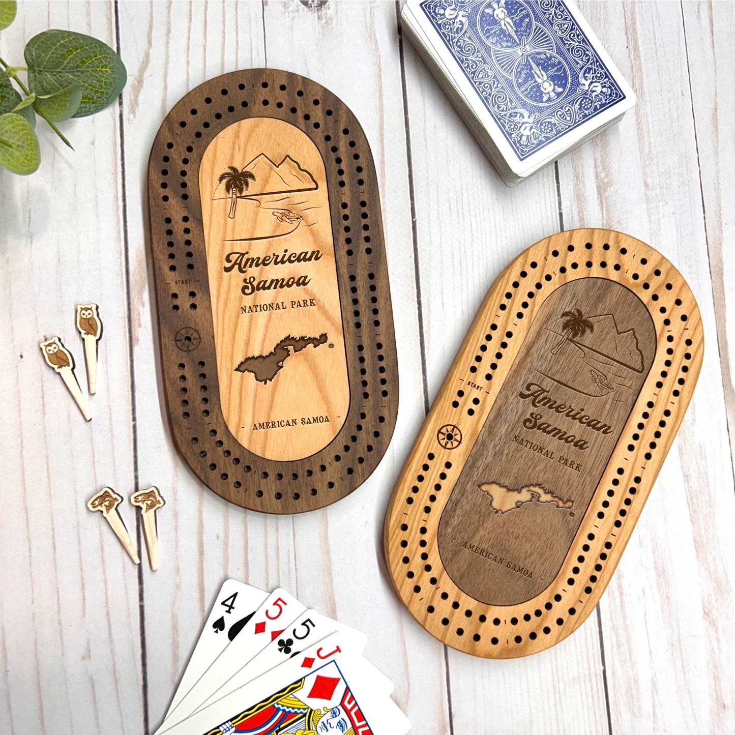 National Parks Travel Cribbage Set with Custom Pegs: Yosemite / Select best pegs for us