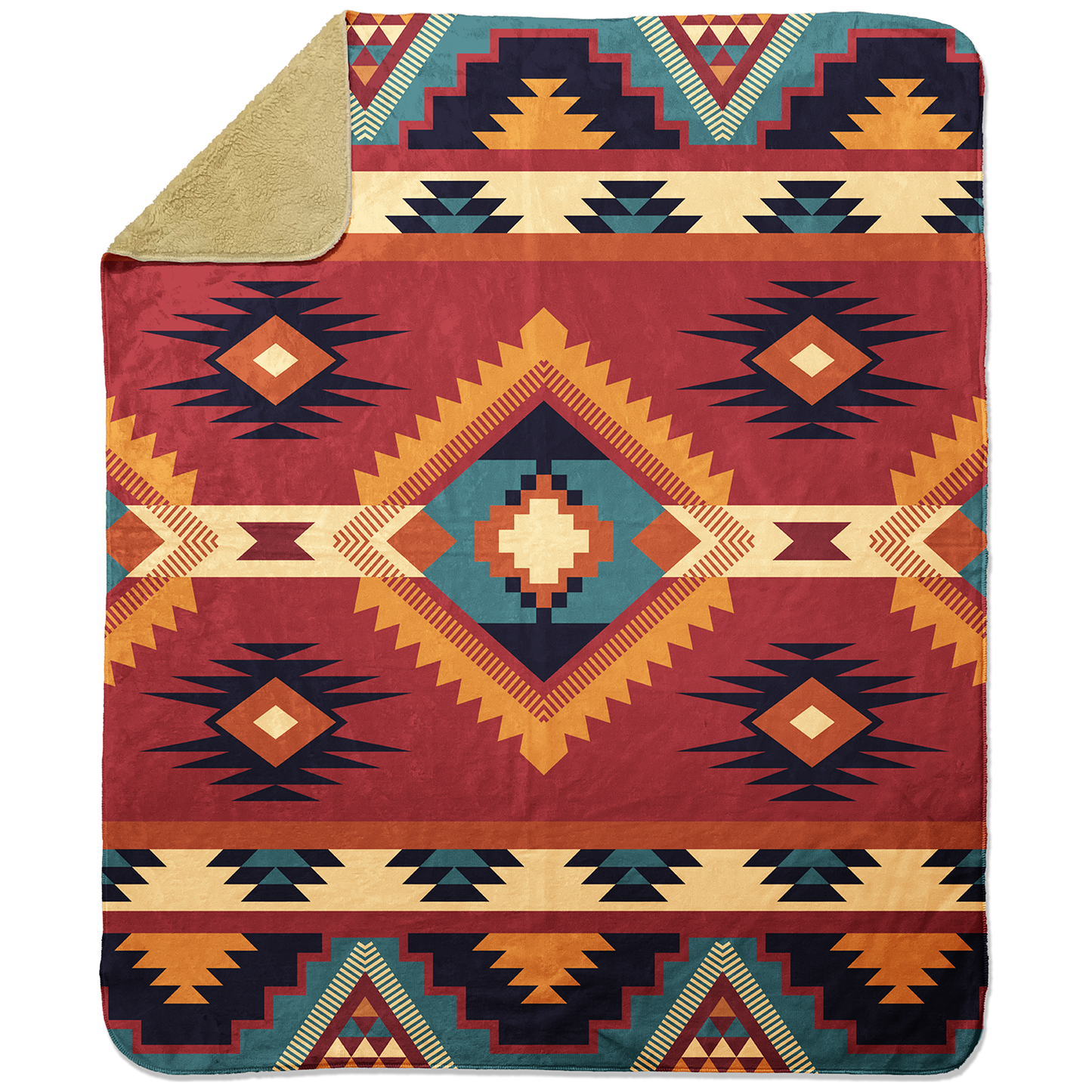 Sherpa Throw Blanket Rio Rancho