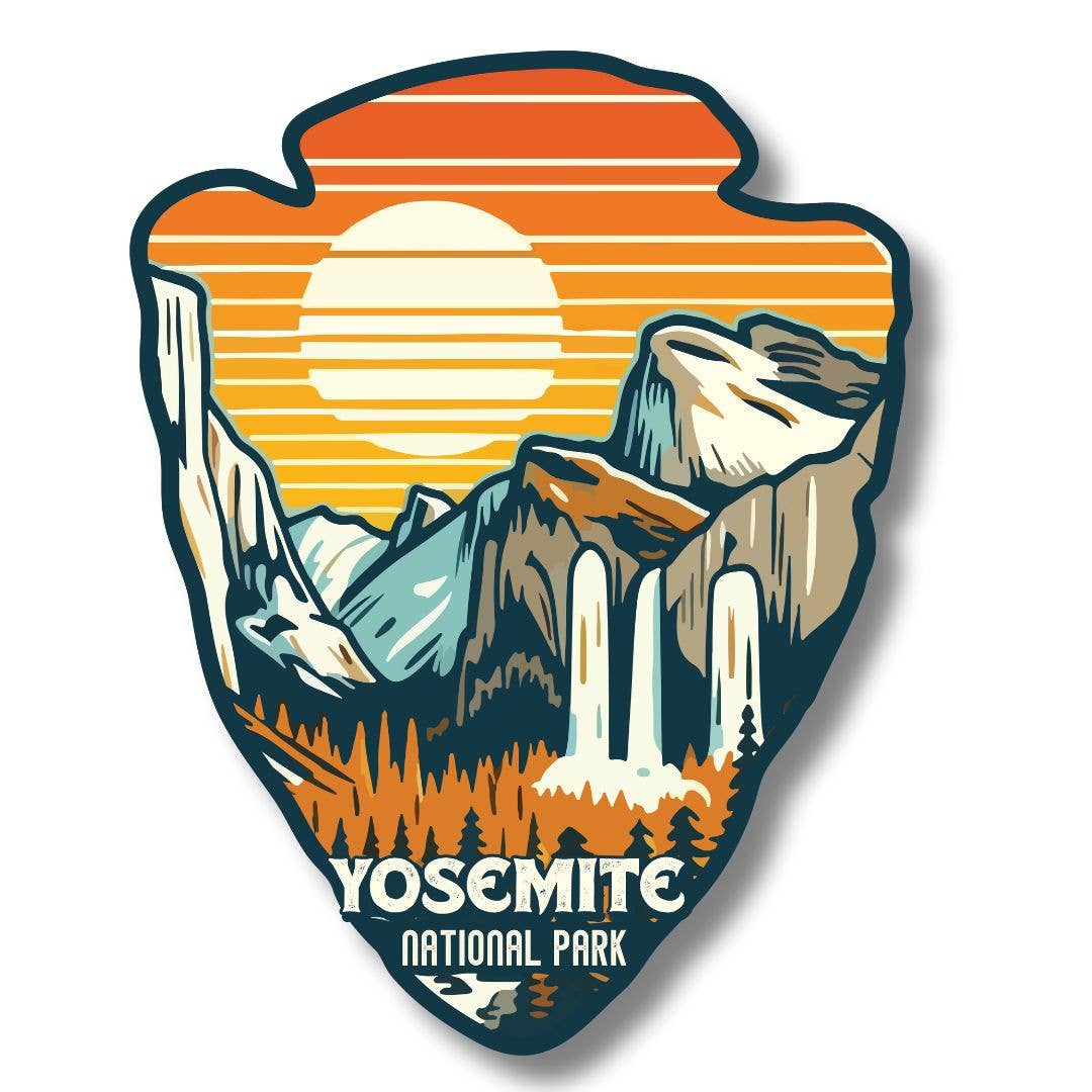 Yosemite National Park Vinyl Sticker Decal California
