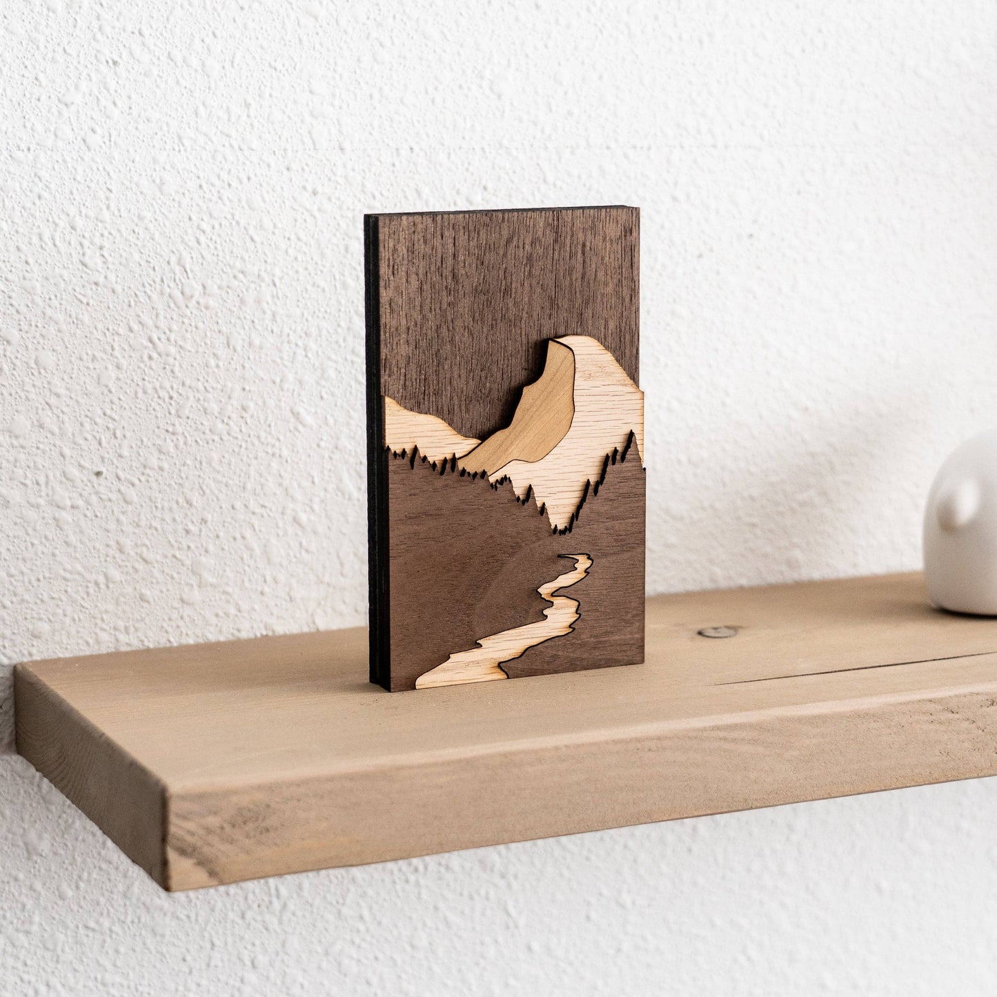 Yosemite Half Dome Mini 3D Wood Art