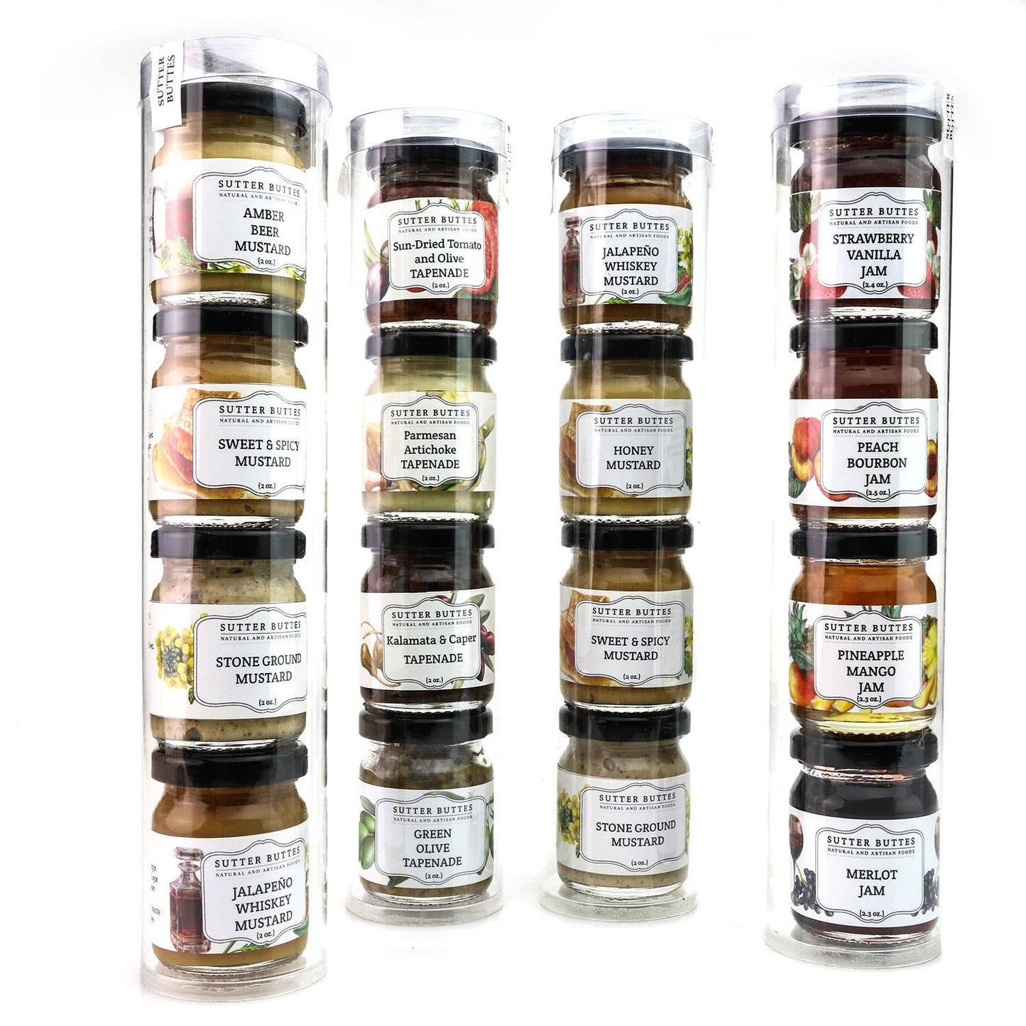 Gift Tubes, 4 pack: Jam