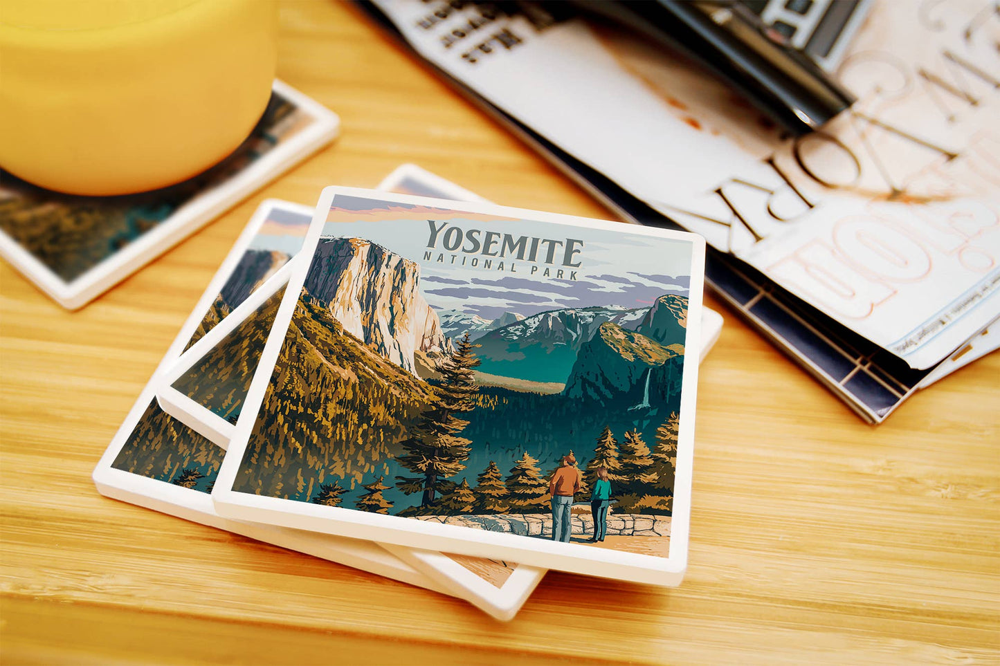 CERAMIC COASTER Yosemite National Park, California