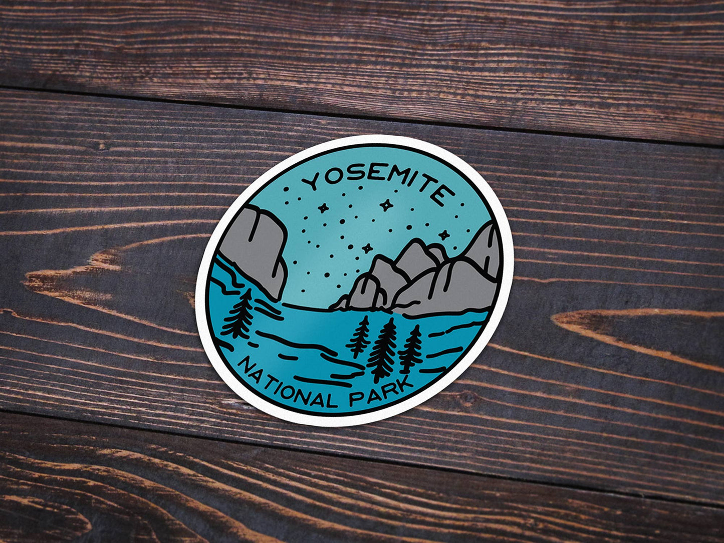 Yosemite National Park Sticker: 2"
