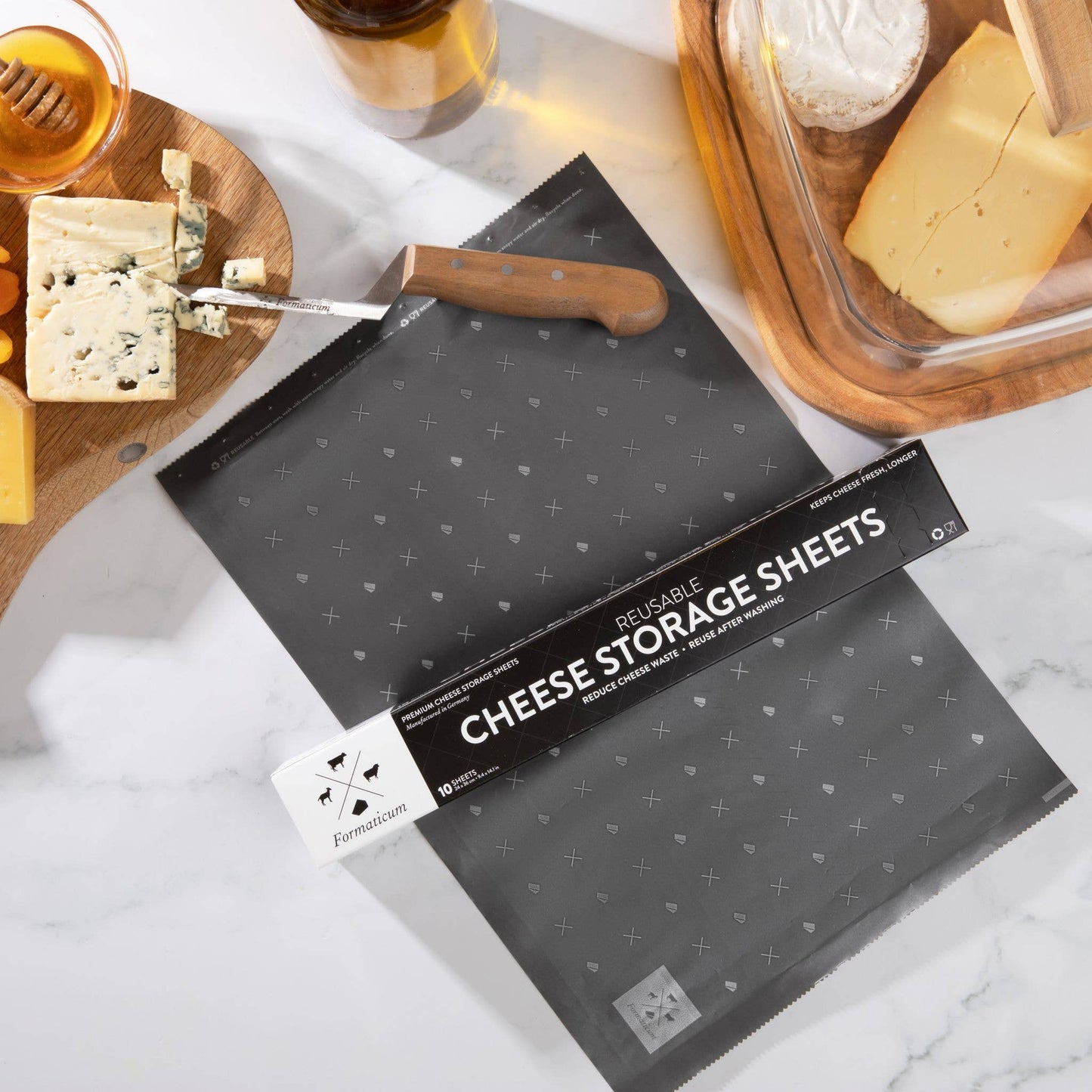 Reusable Cheese Storage Sheets - Case of 20
