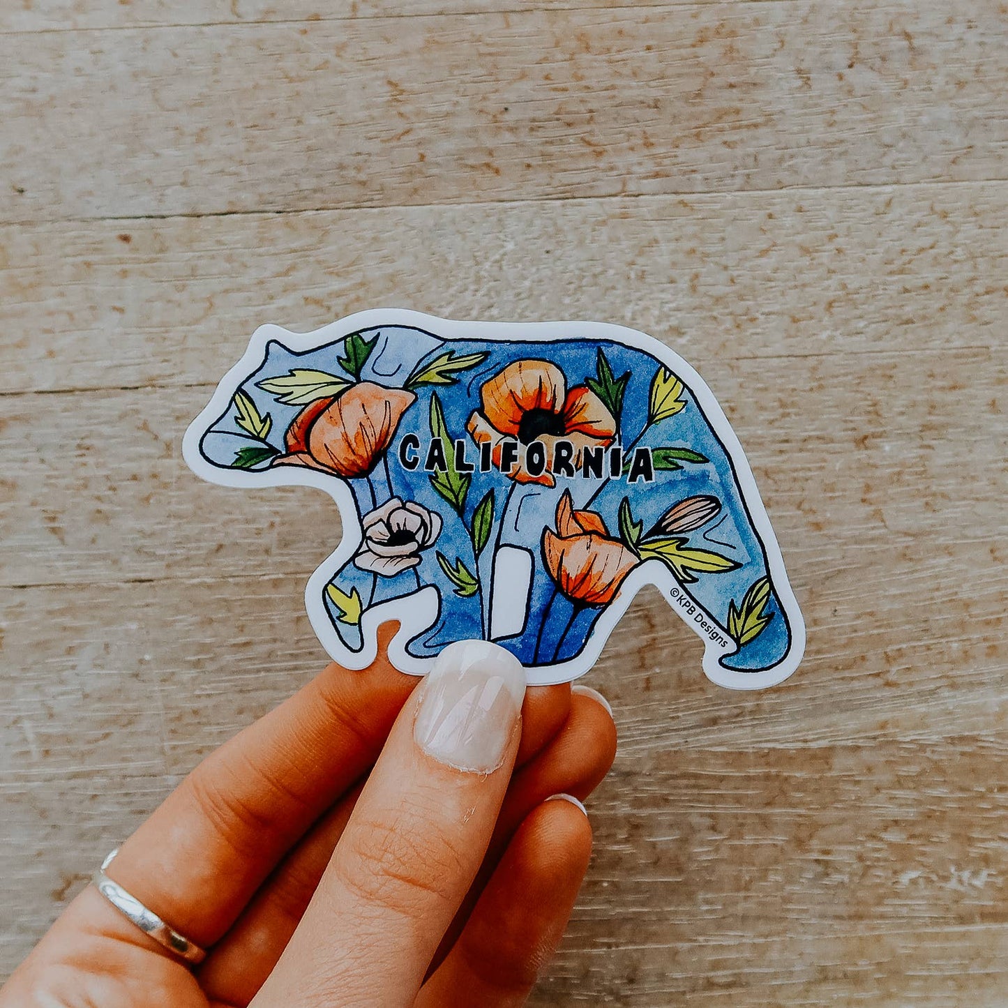 California Bear Vinyl Sticker
