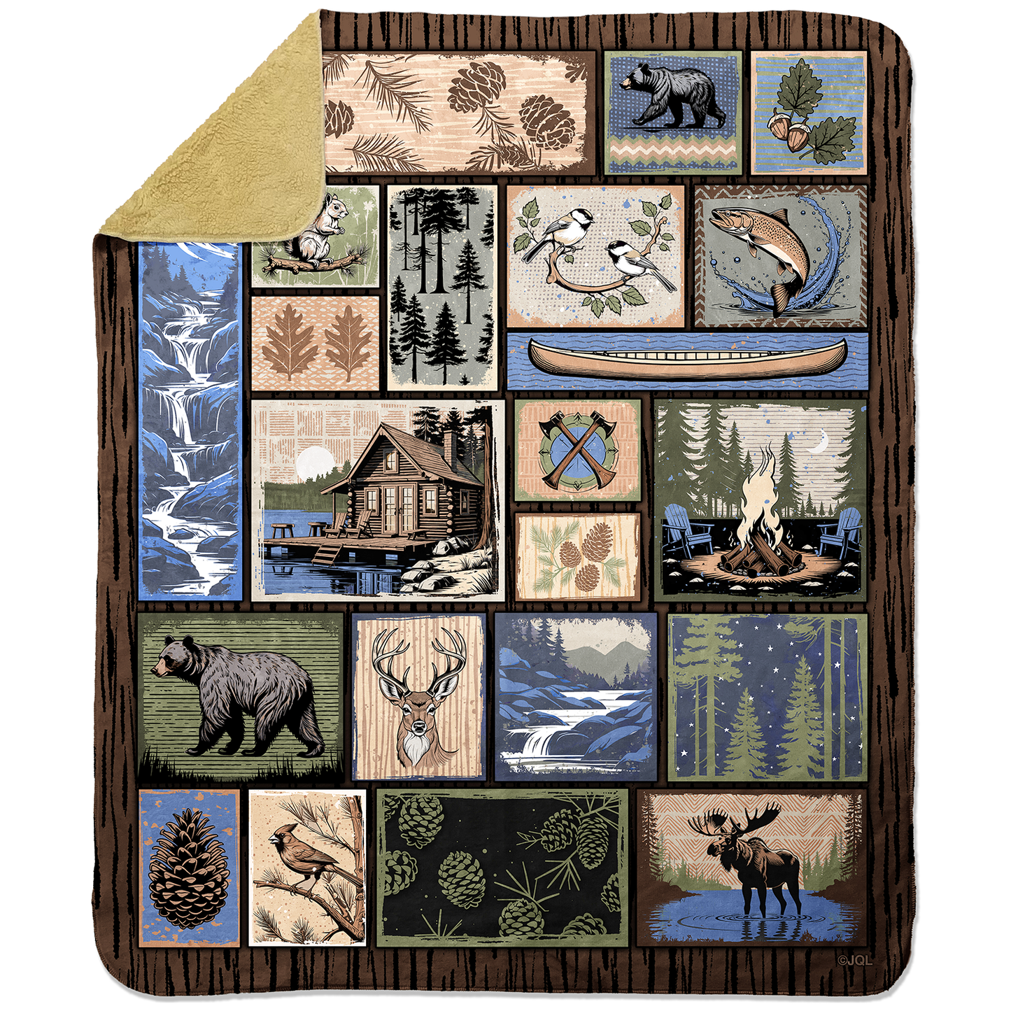 Sherpa Throw Wilderness Retreat