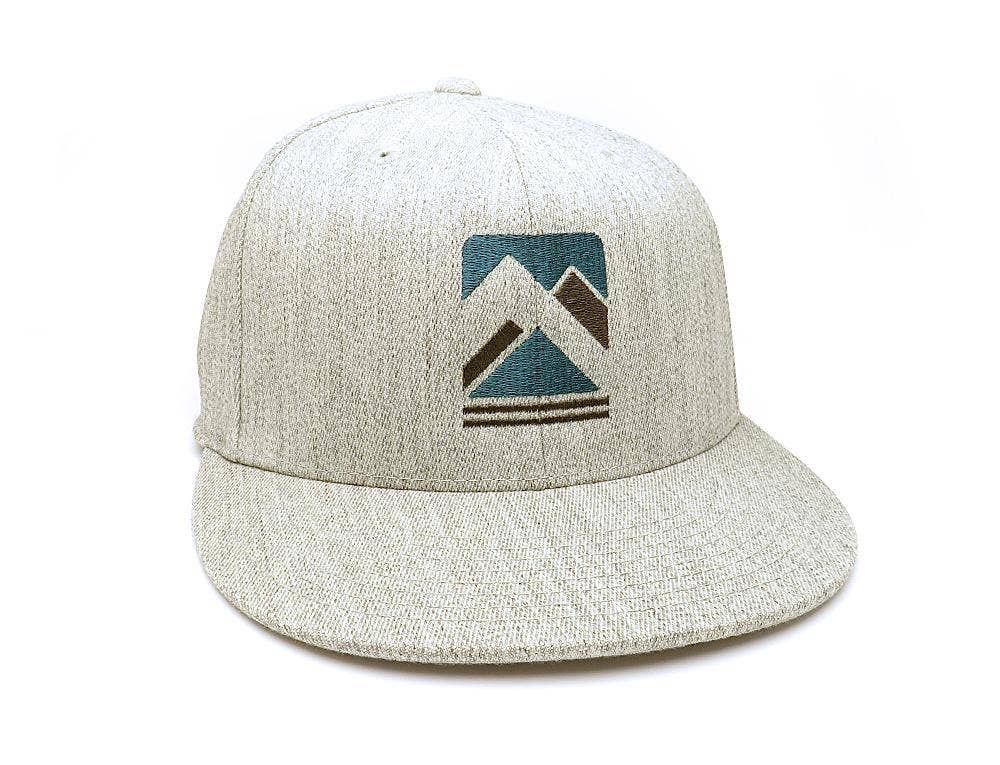 Rustic Range Hat: Black / Flat Bill Snapback