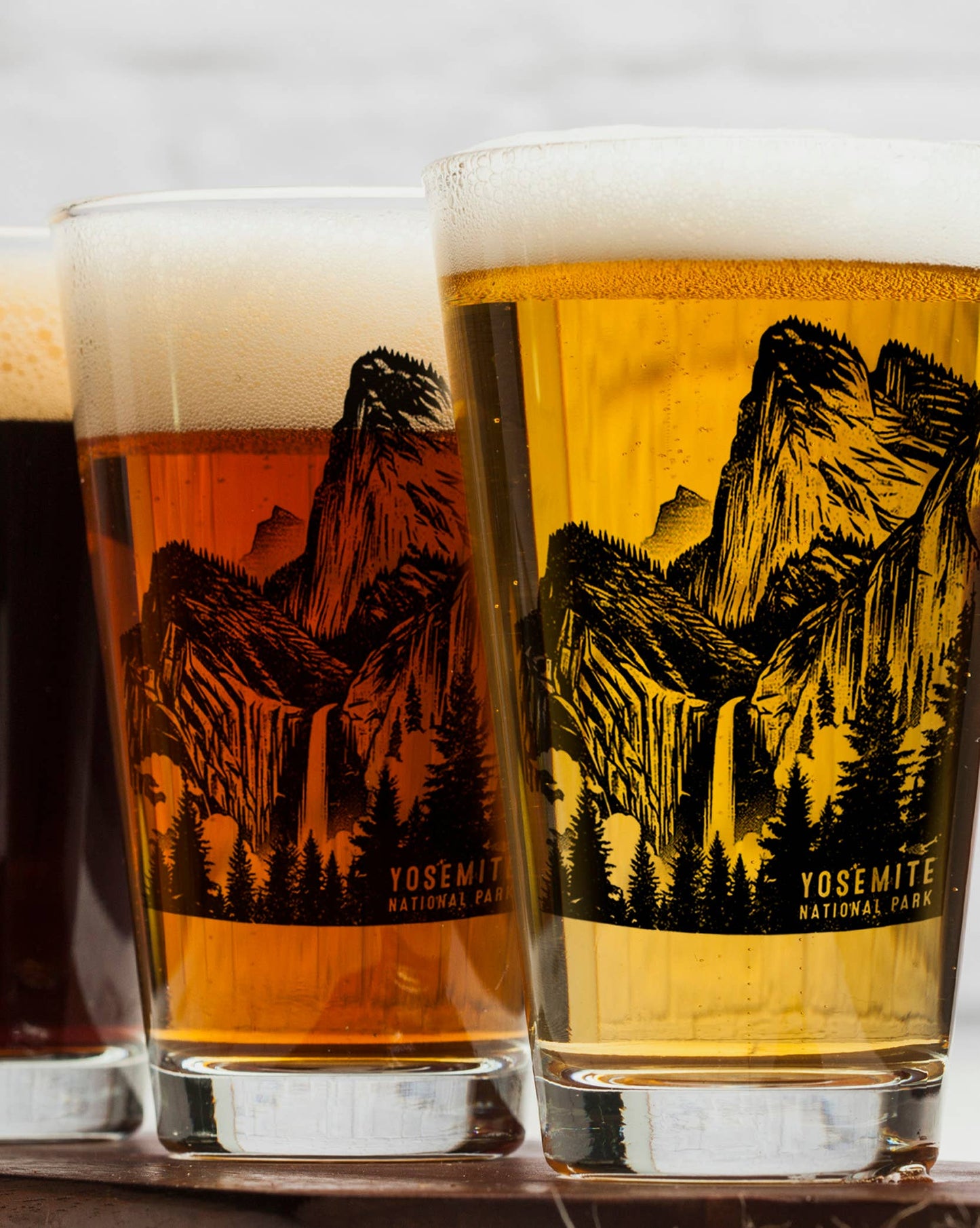 Yosemite National Park Pint Glass Set
