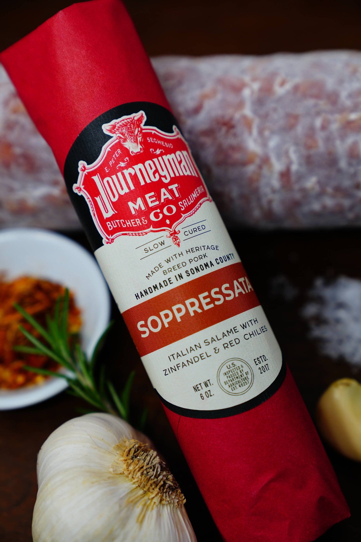 Soppressata Salami Chub
