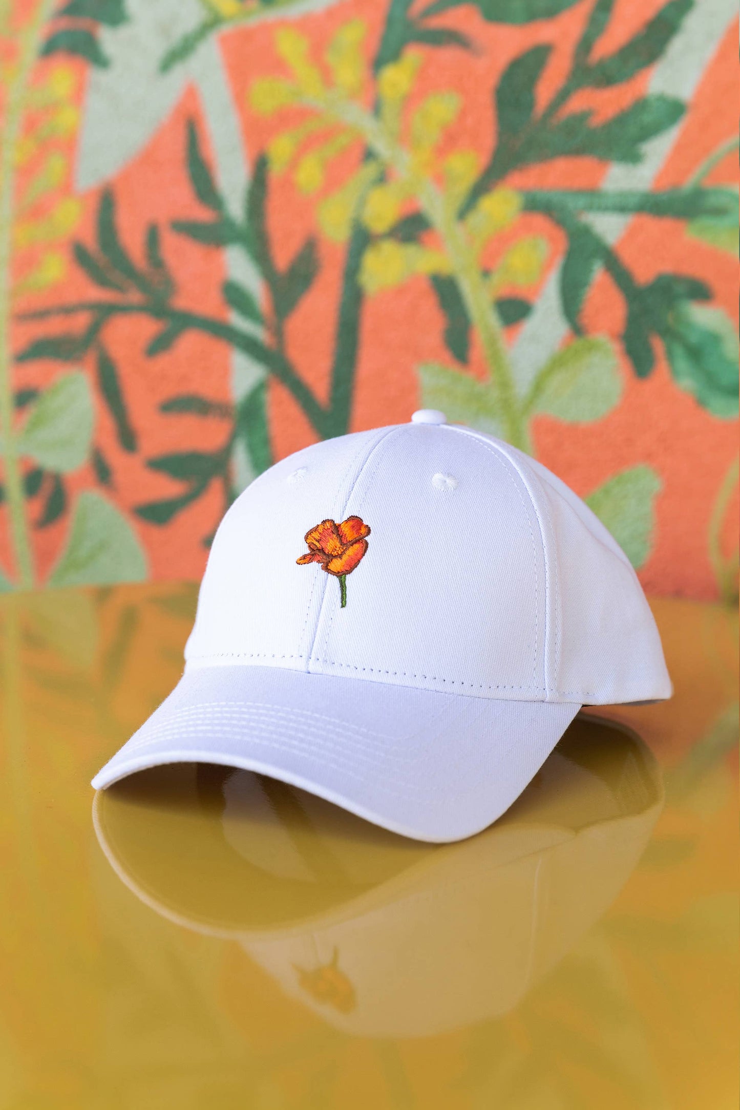 California Poppy Hat - White: White