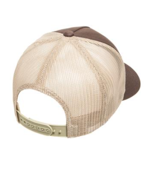 Yosemite Snapback Mesh Trucker Hat w/ National Park Patch: Heather Grey on Black