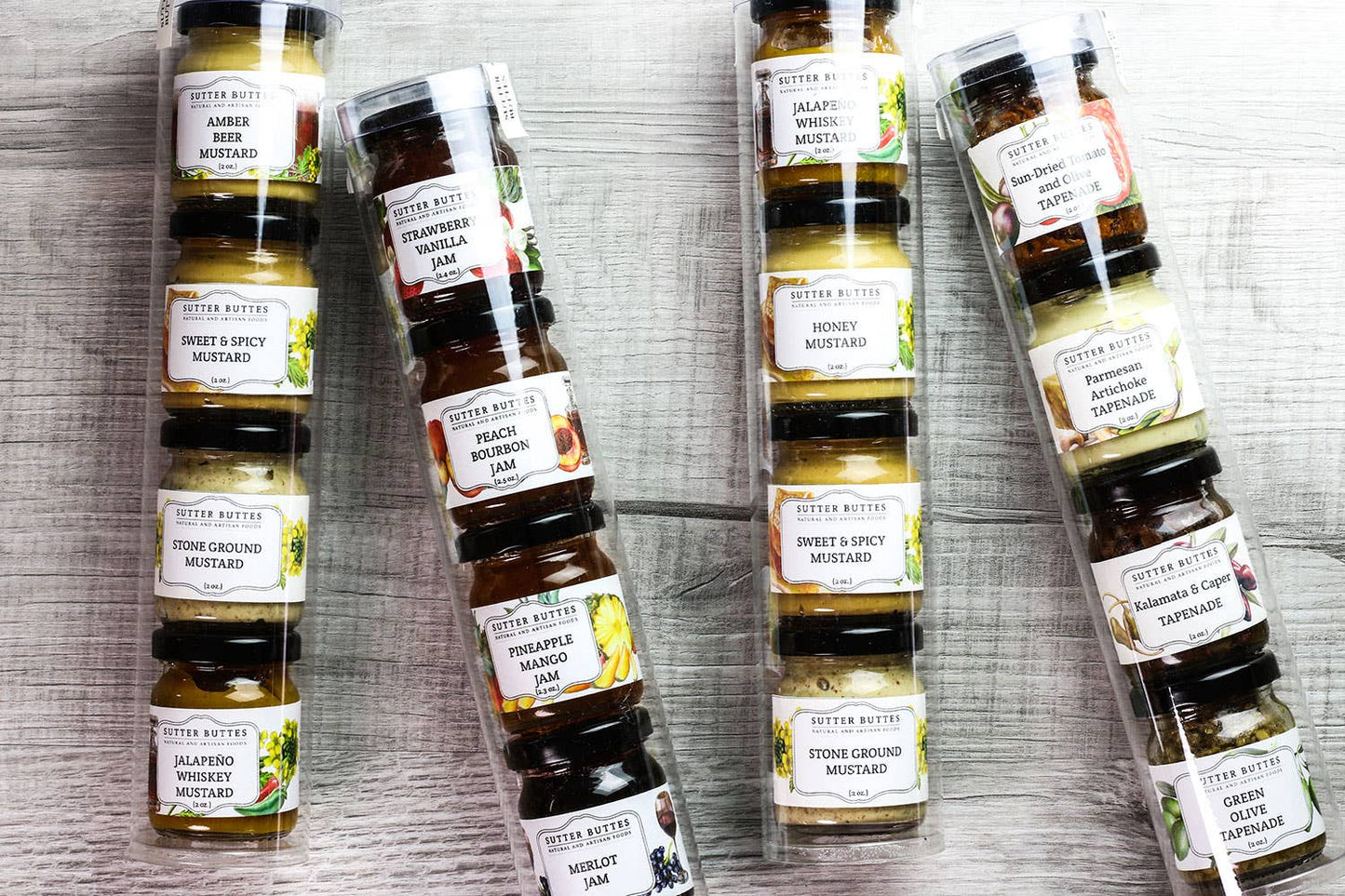 Gift Tubes, 4 pack: Jam