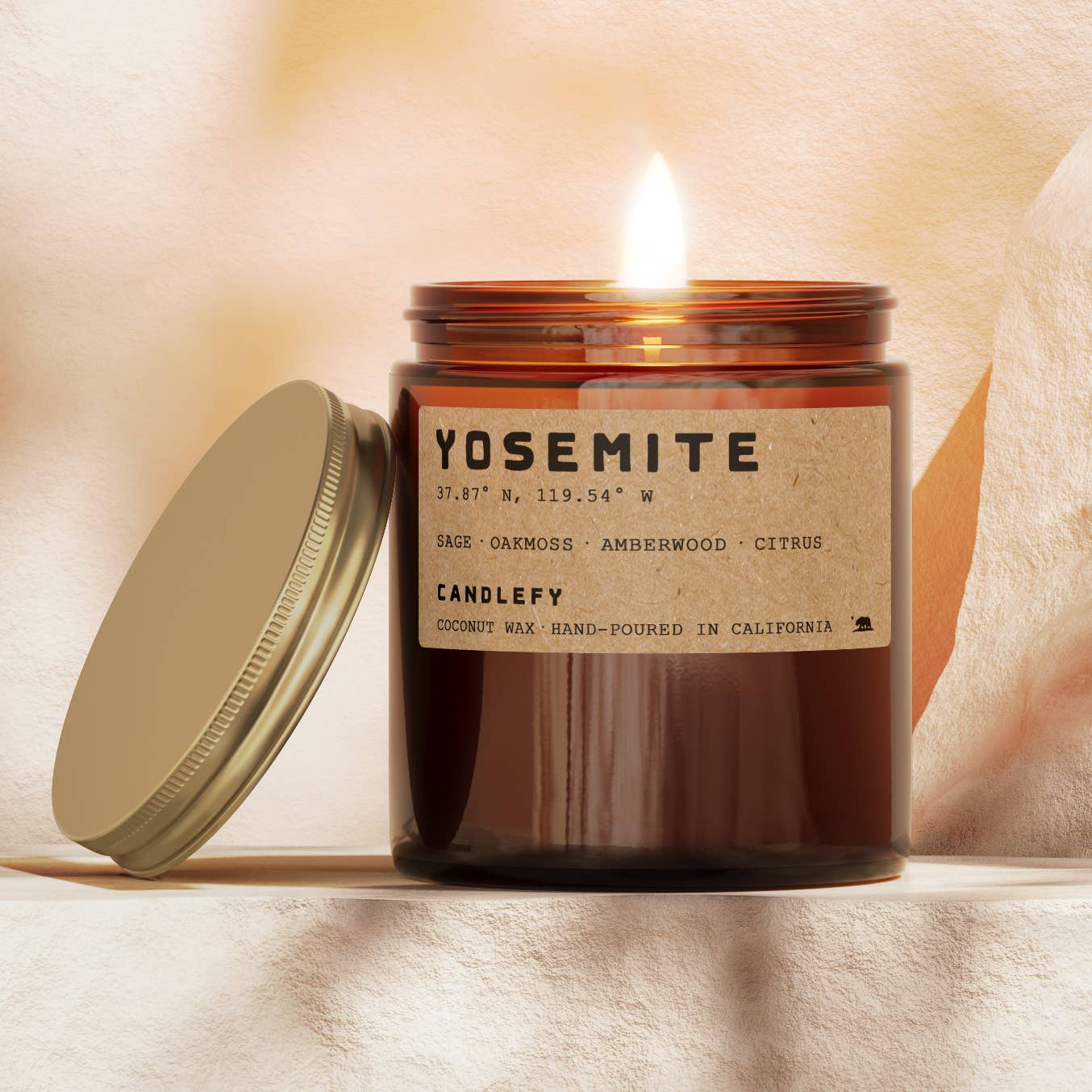 Yosemite · California Candle · Amber Jar 8oz