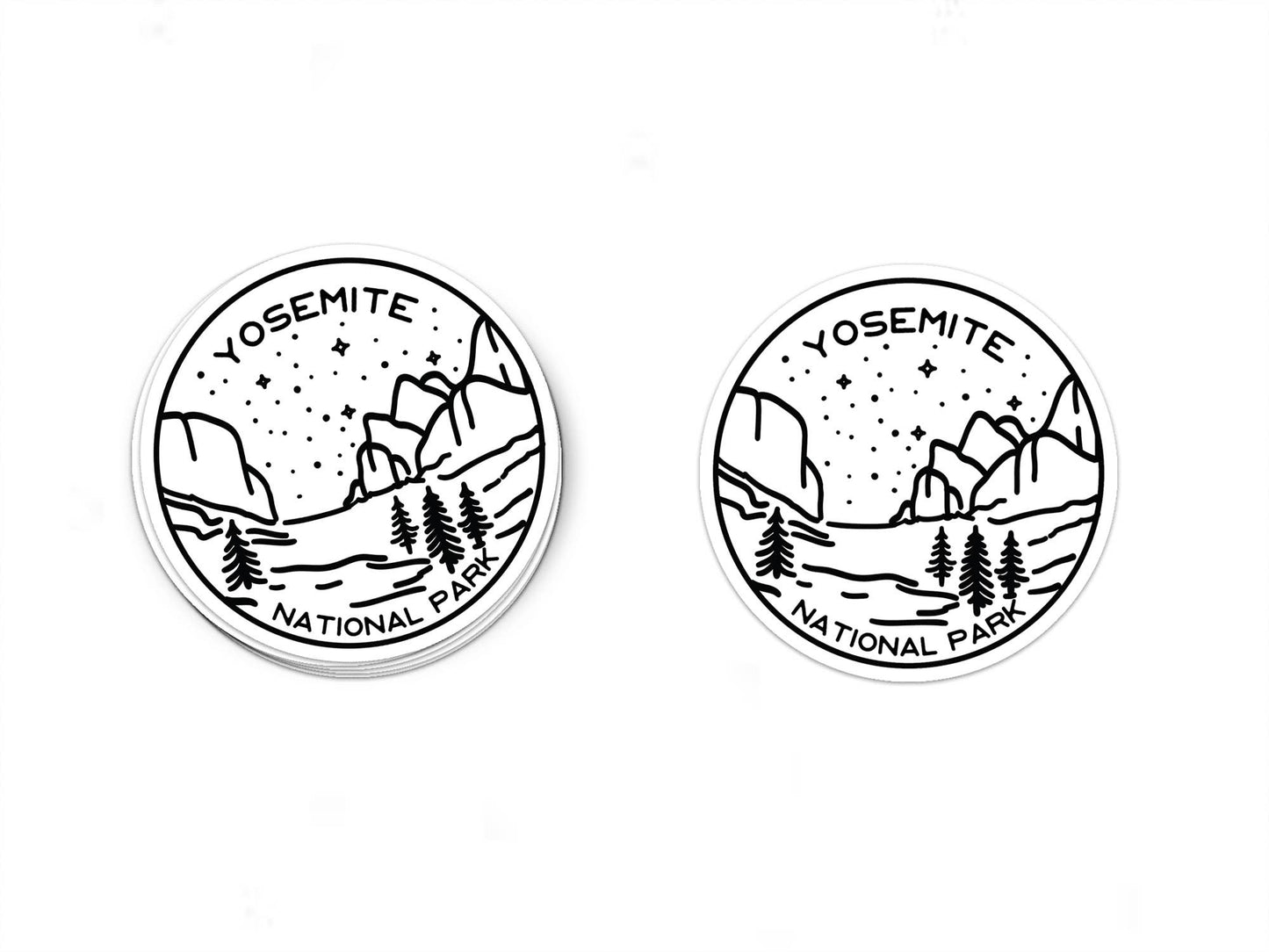 Yosemite National Park Sticker: 2"