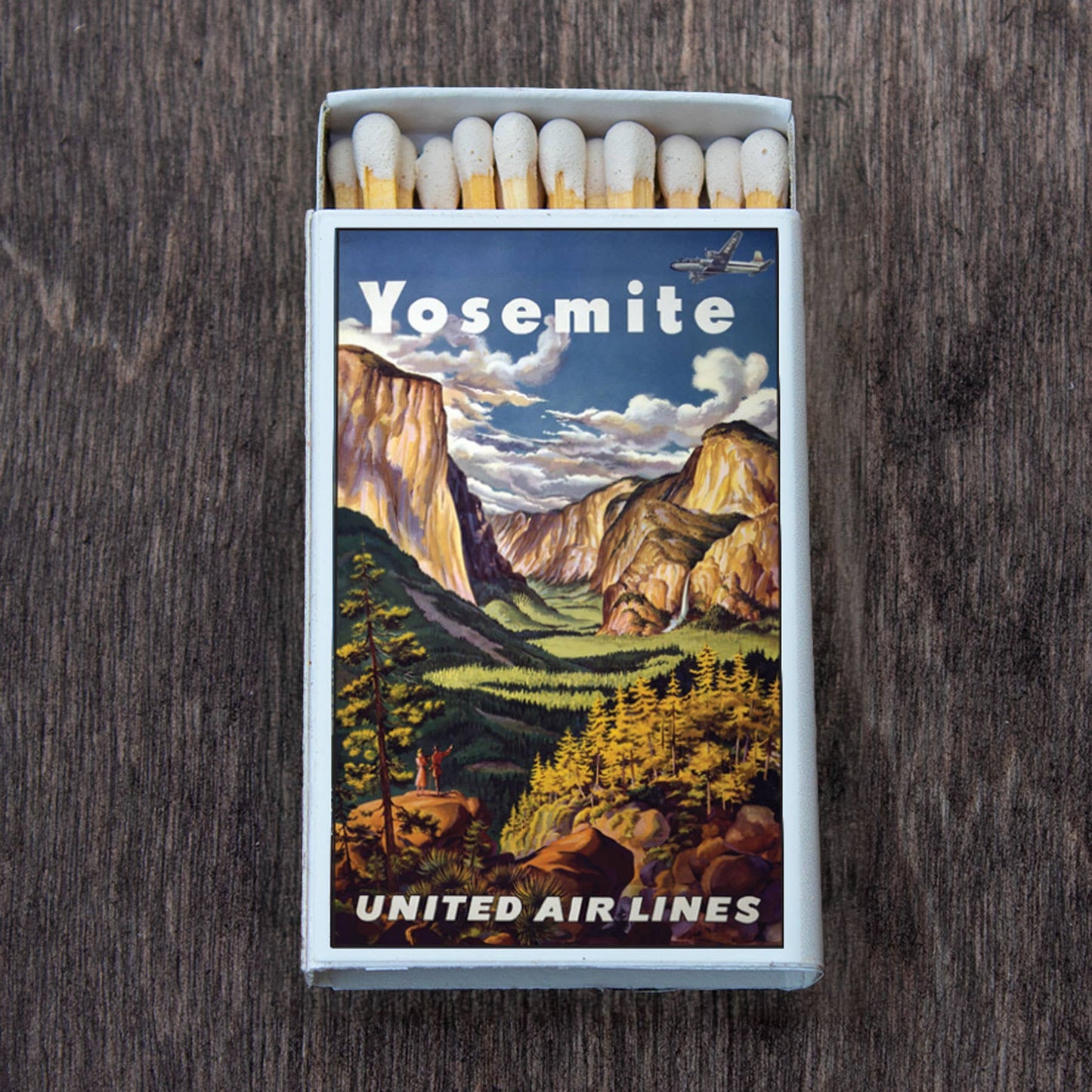 Travel Poster Yosemite Matchbox • Matches •