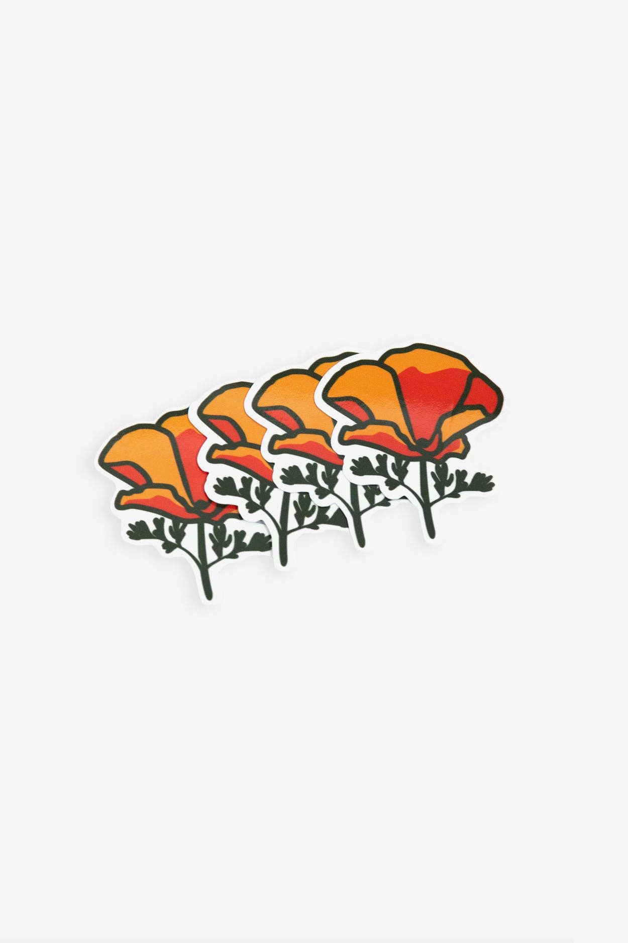 California Poppy Sticker