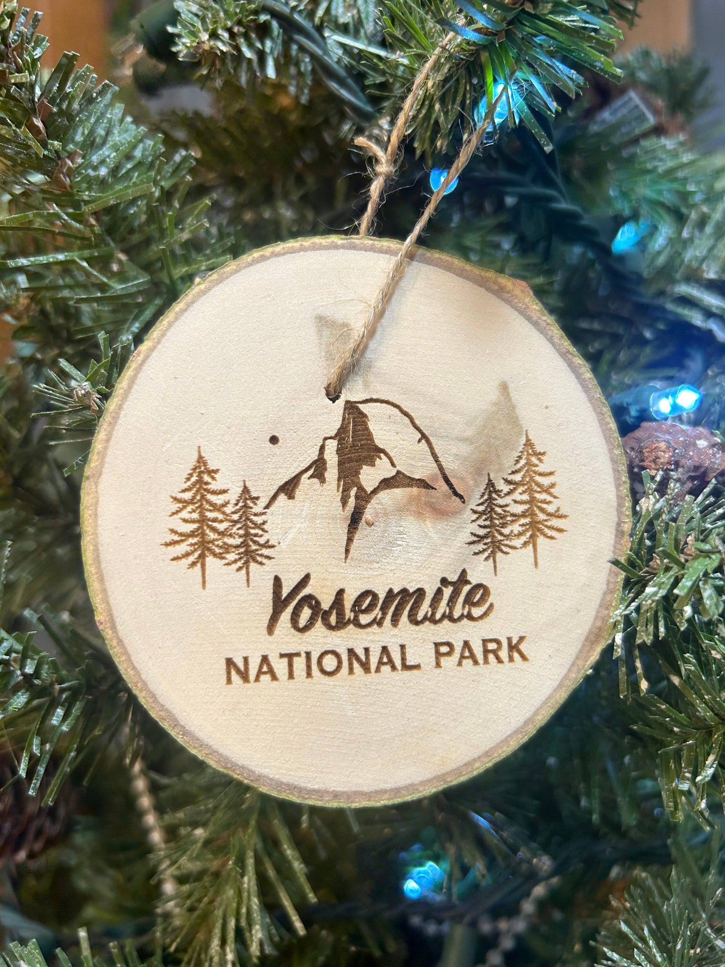 Yosemite National Park Ornament, Sierra Nevadas California