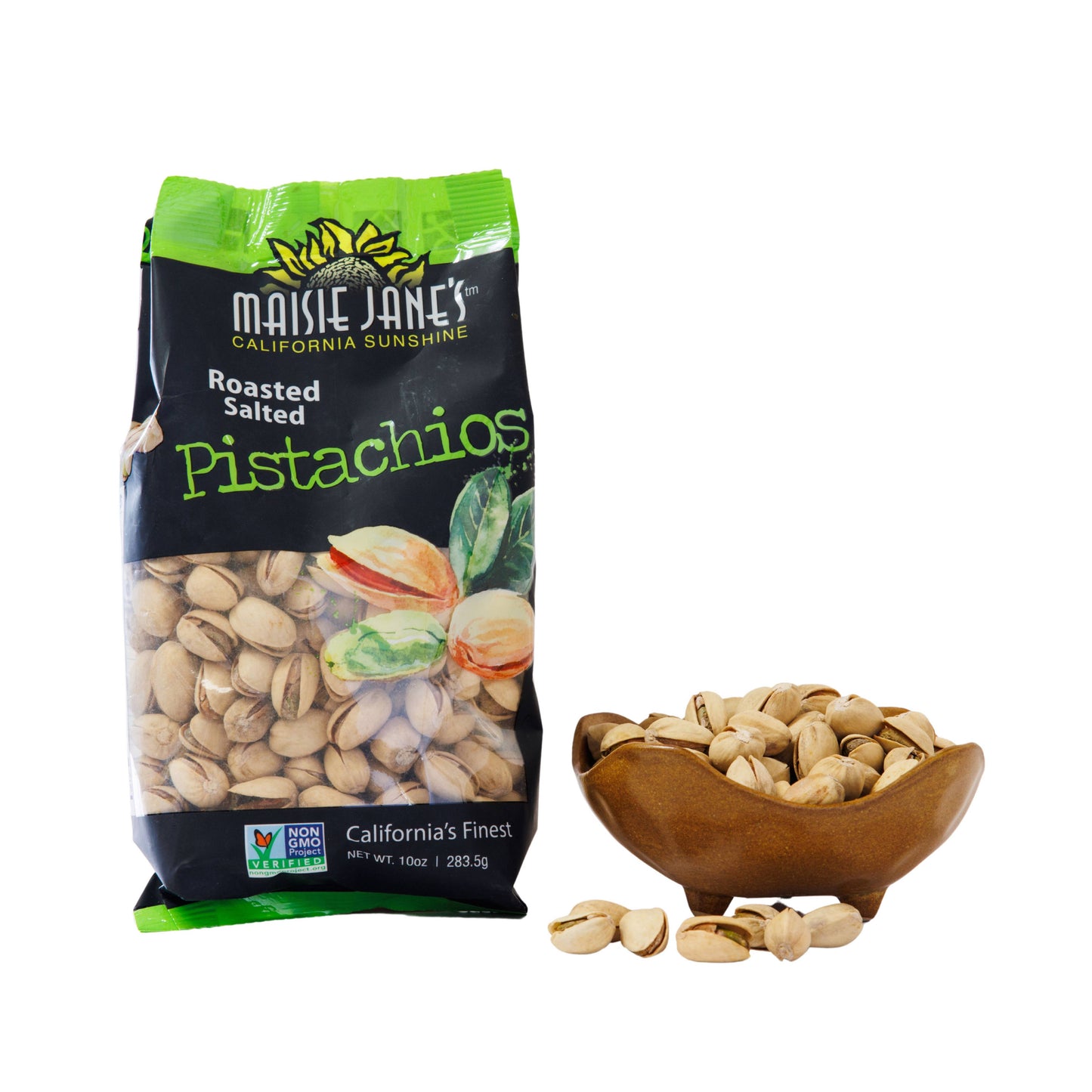 Pistachio Roasted & Salted In-Shell, California 10 oz.