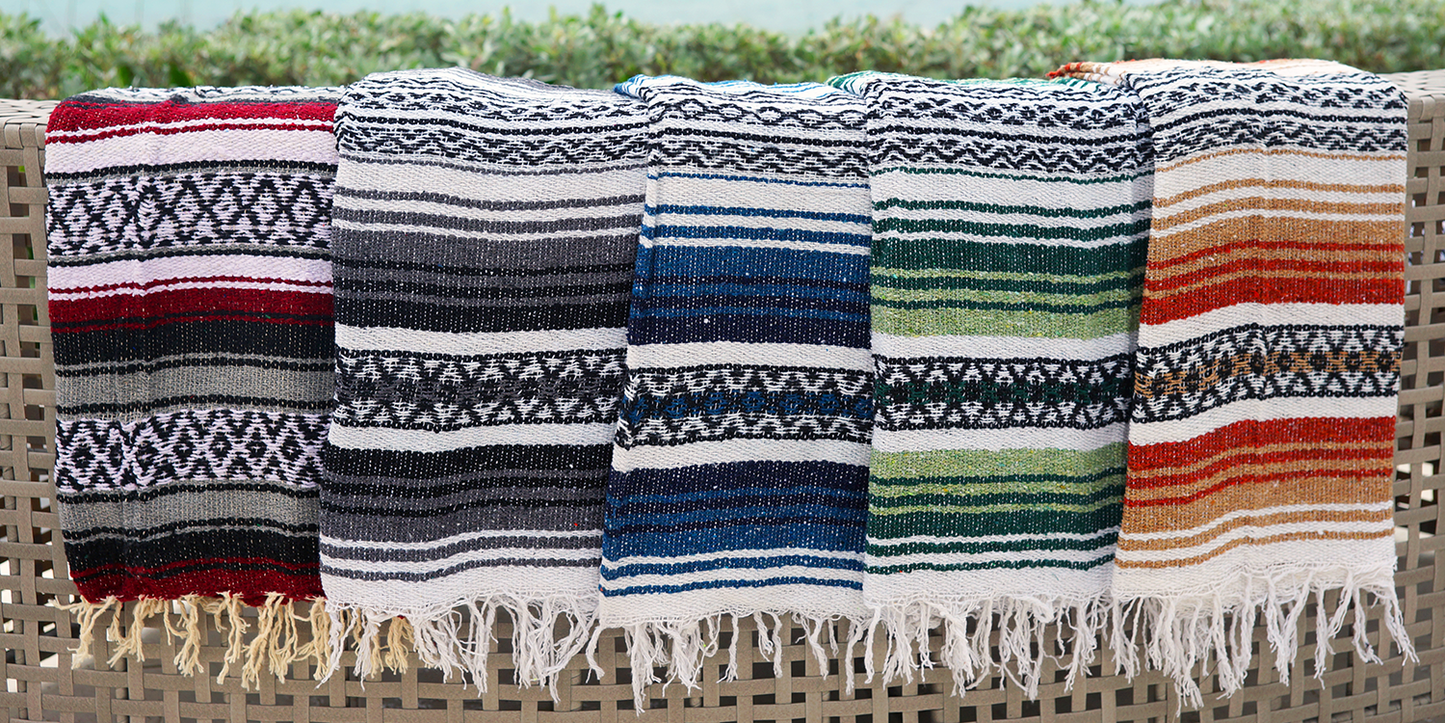 5'X7' Striped Blankets: Brights