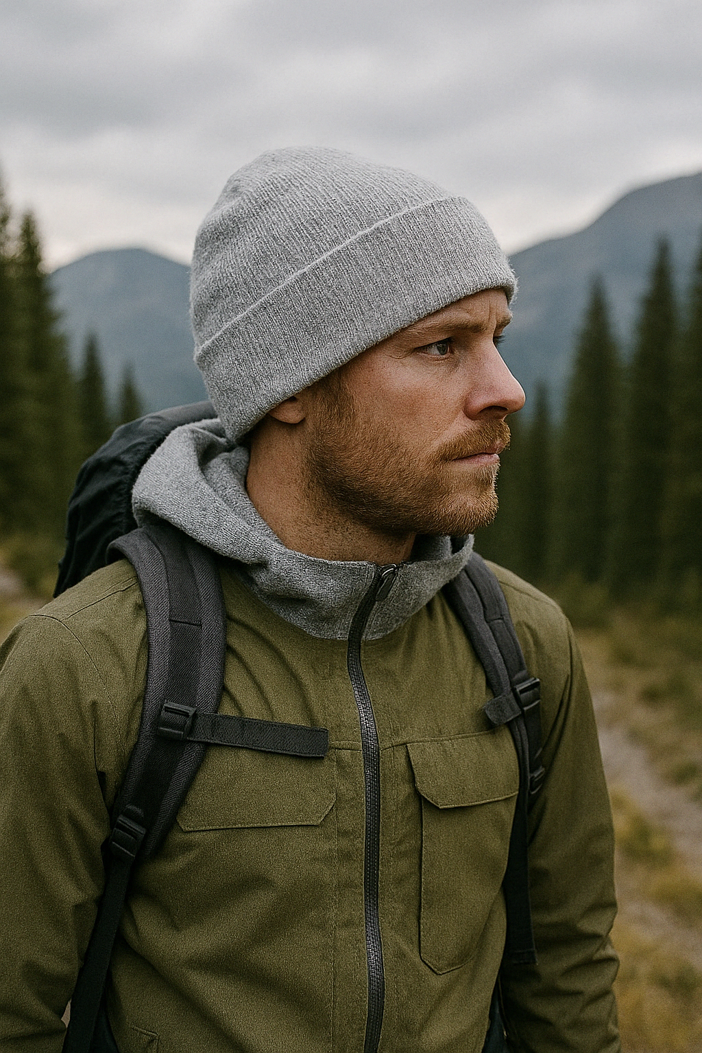 Yosemite National Park Beanie: Grey