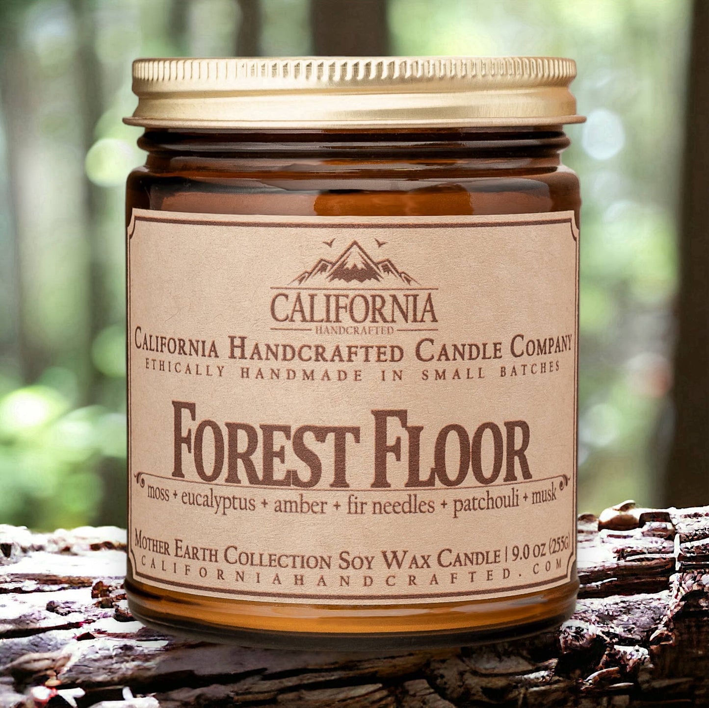 Forest Floor Coconut Apricot Jar Candle