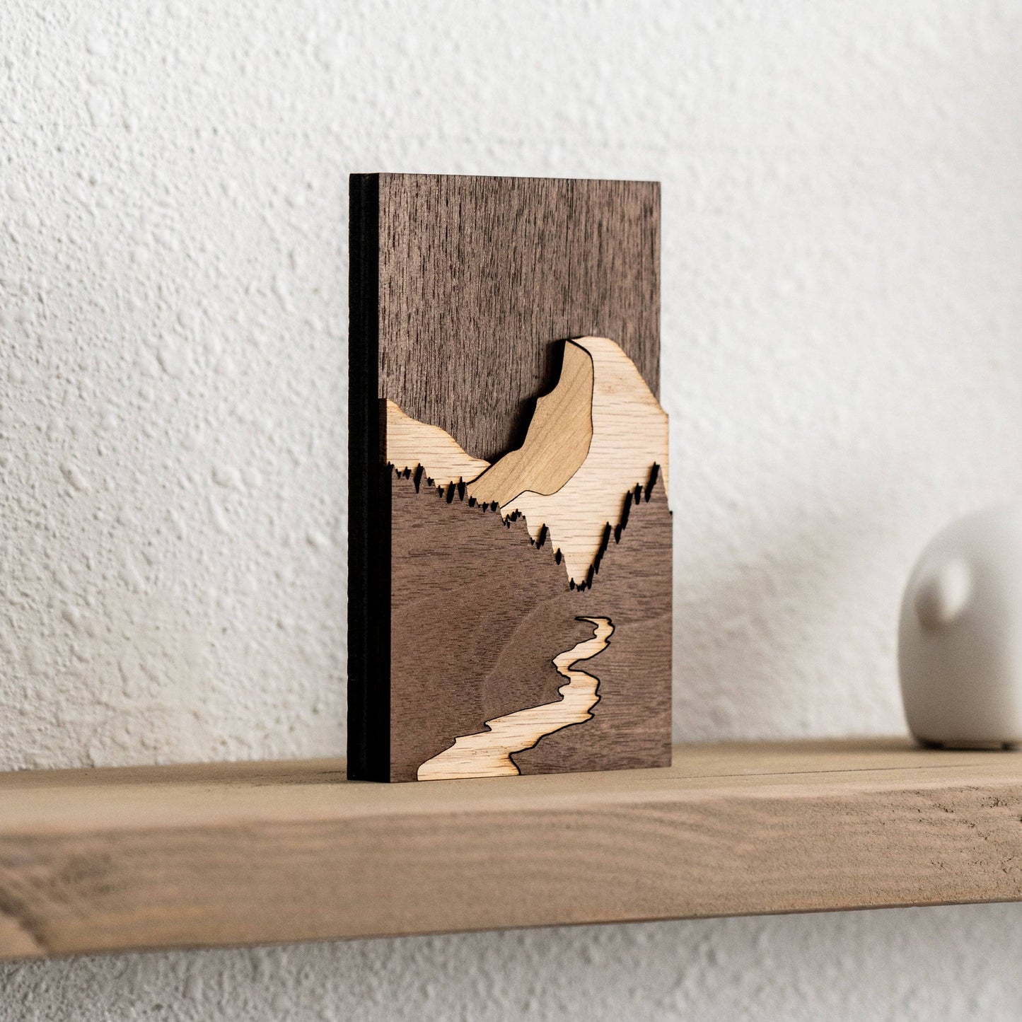 Yosemite Half Dome Mini 3D Wood Art
