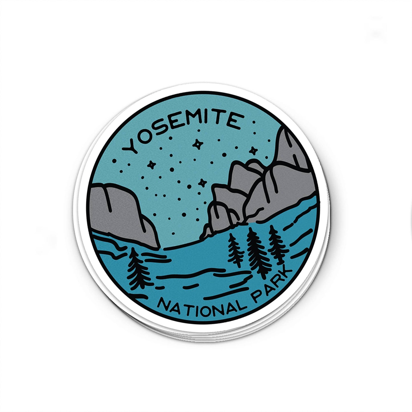 Yosemite National Park Sticker: 2"