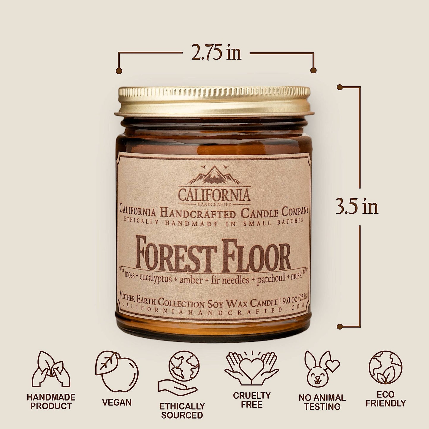 Forest Floor Coconut Apricot Jar Candle