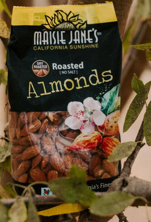 Almonds, Dry Roasted, California Grown 14 oz. - Value Bag