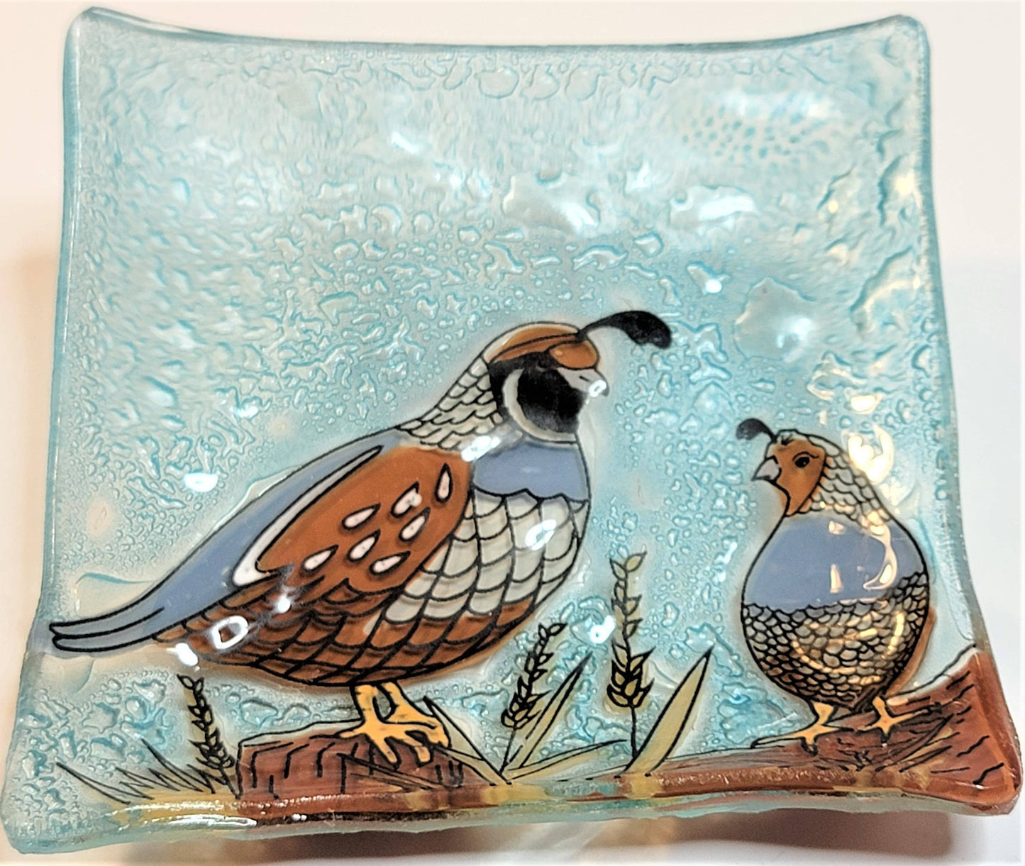 Quail Square Plate / Dish