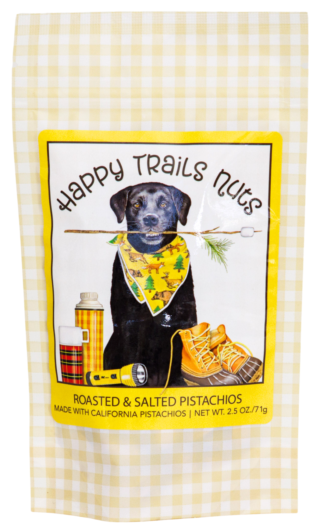 Happy Trails Nuts - Roasted & Salted Pistachios 2.5 oz.