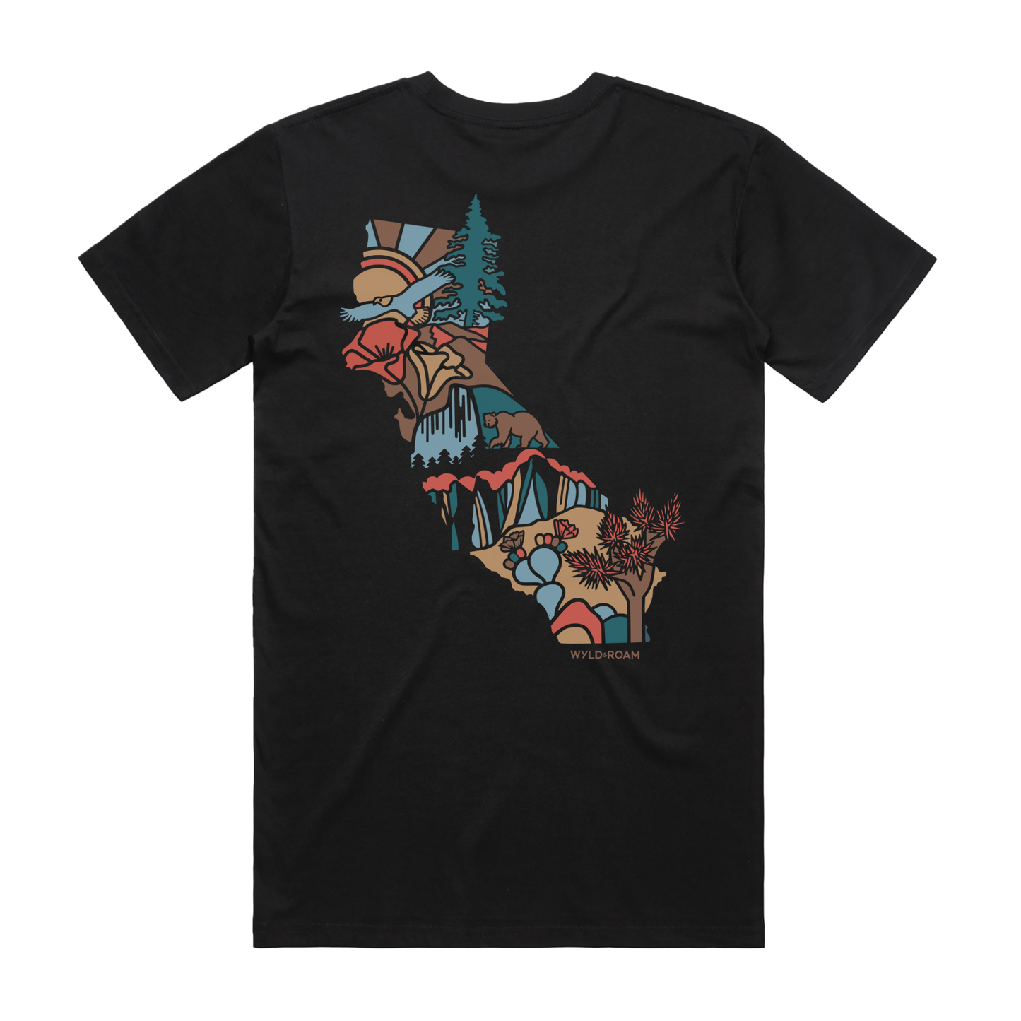 California Golden State Tee: Large Shirt
