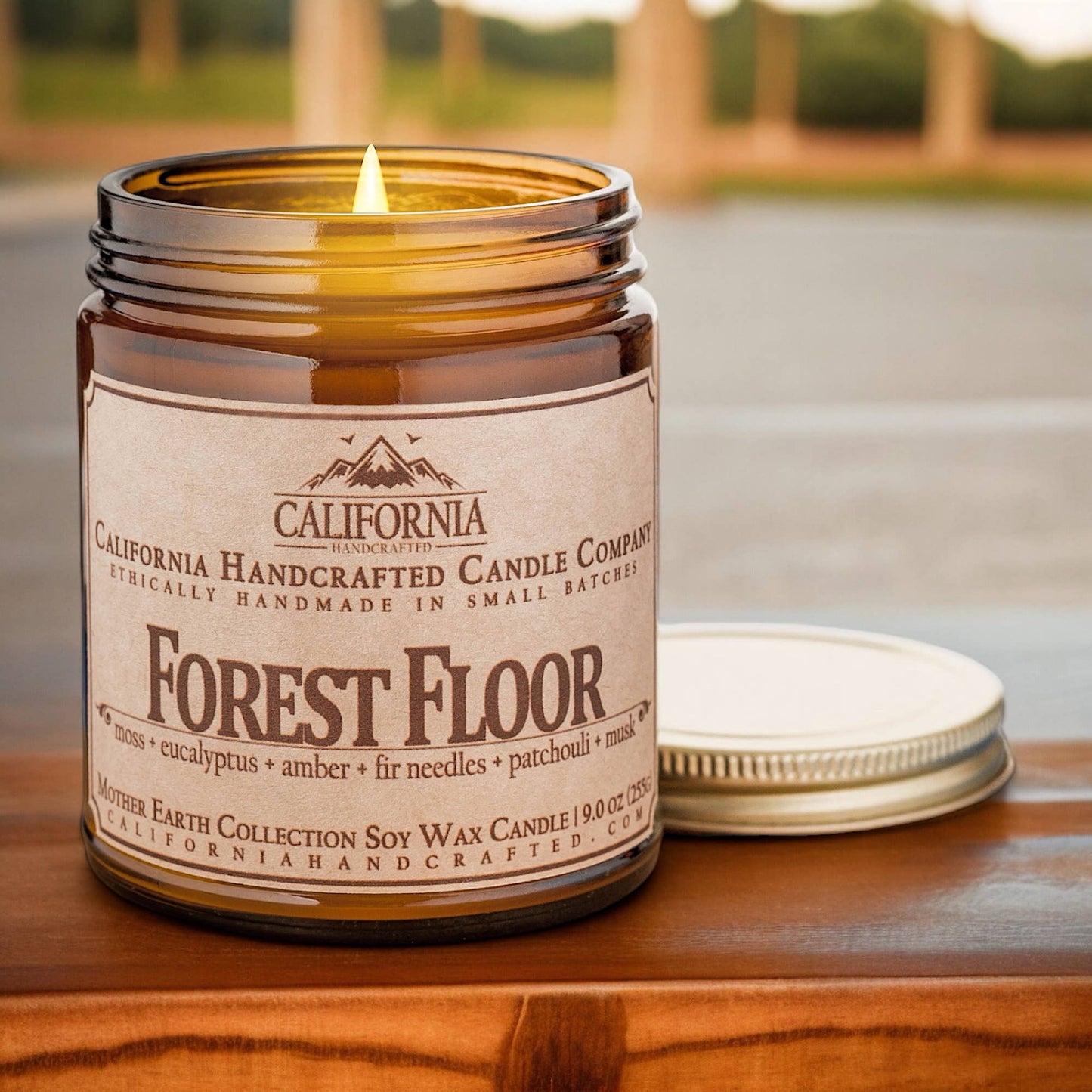 Forest Floor Coconut Apricot Jar Candle