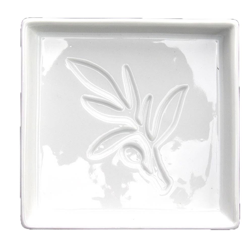Small Graphic Plate: Lemon Print