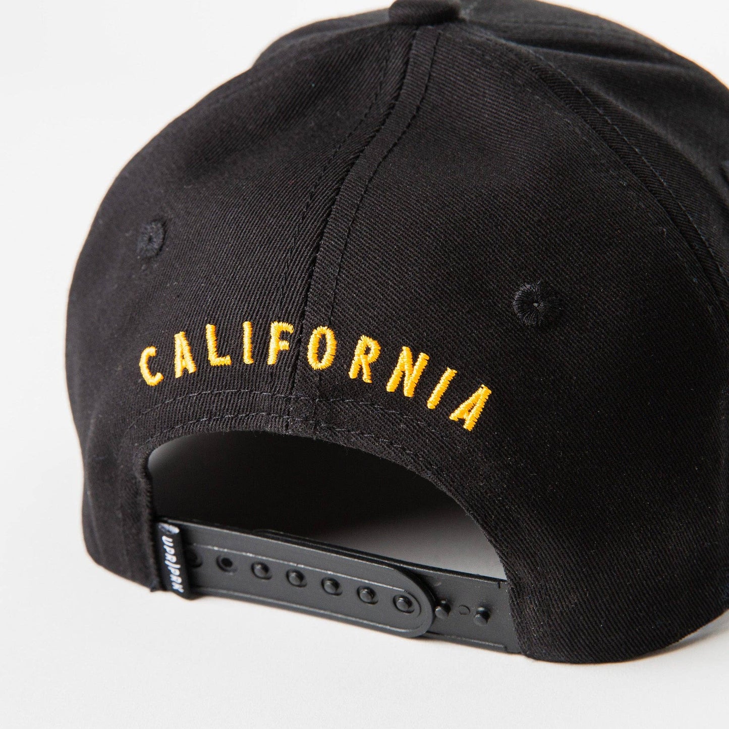 California Poppy Dad Hat: White