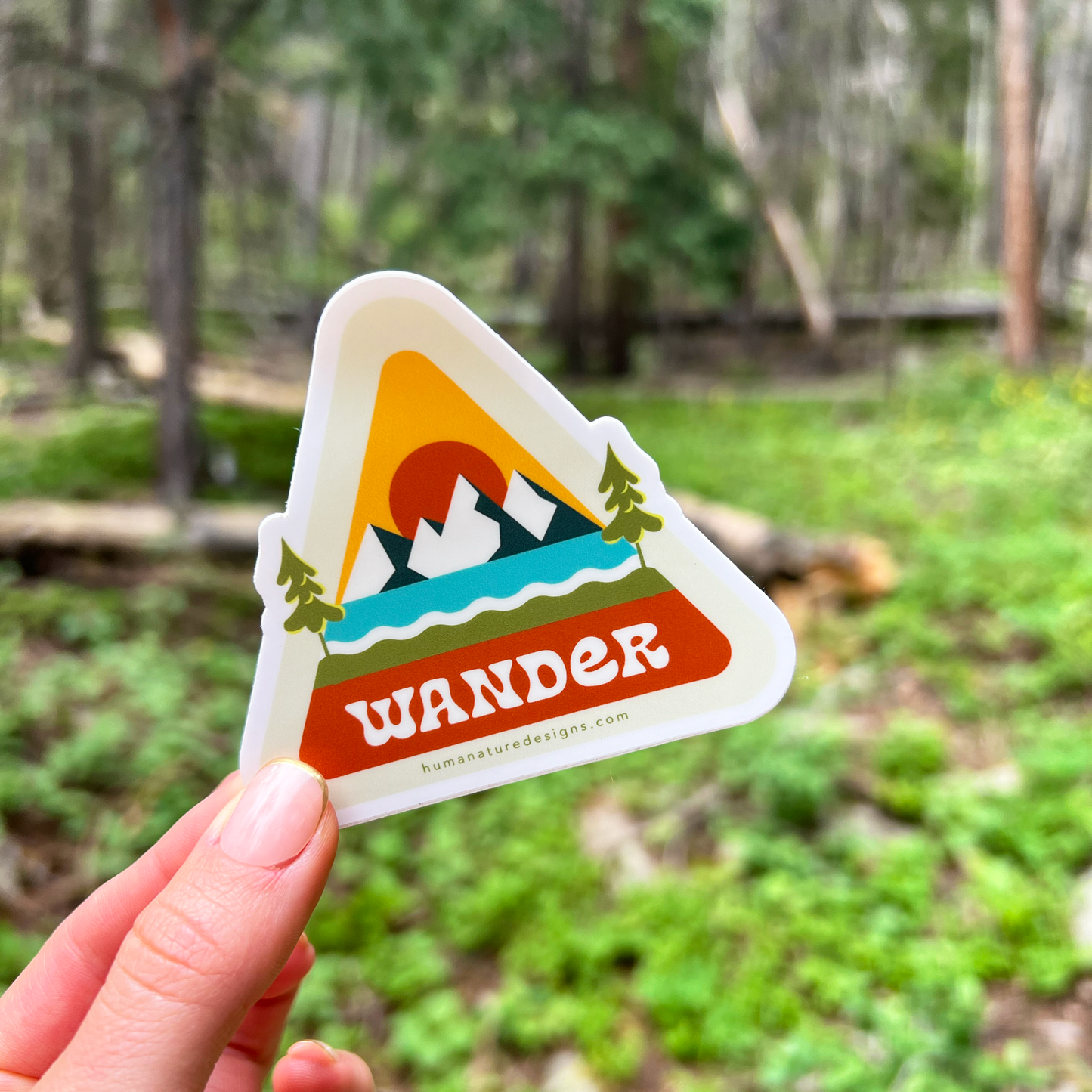 Wander Sticker - Wander Nature Sticker - Adventure Decal