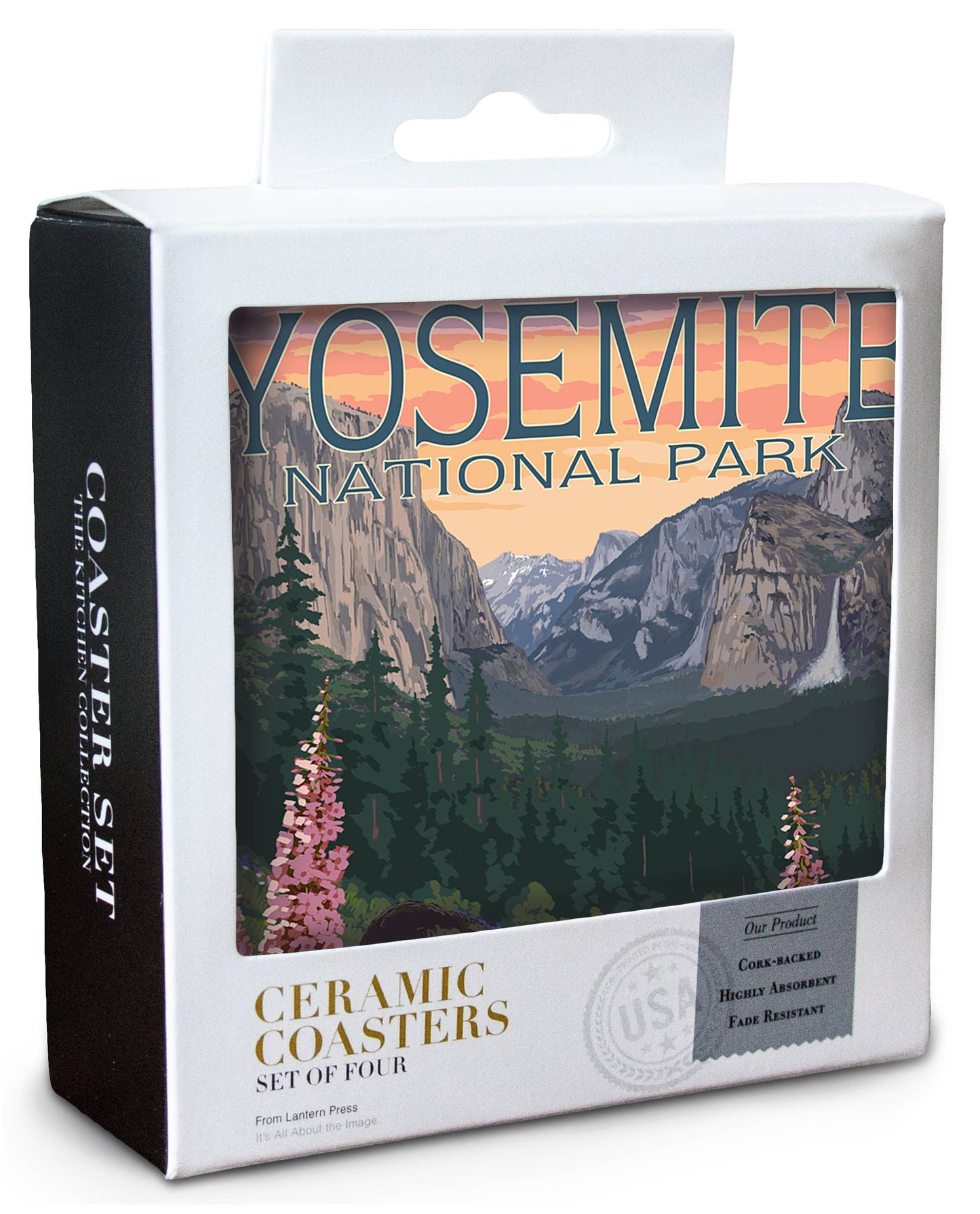 CERAMIC COASTER Yosemite National Park, California Bears 2