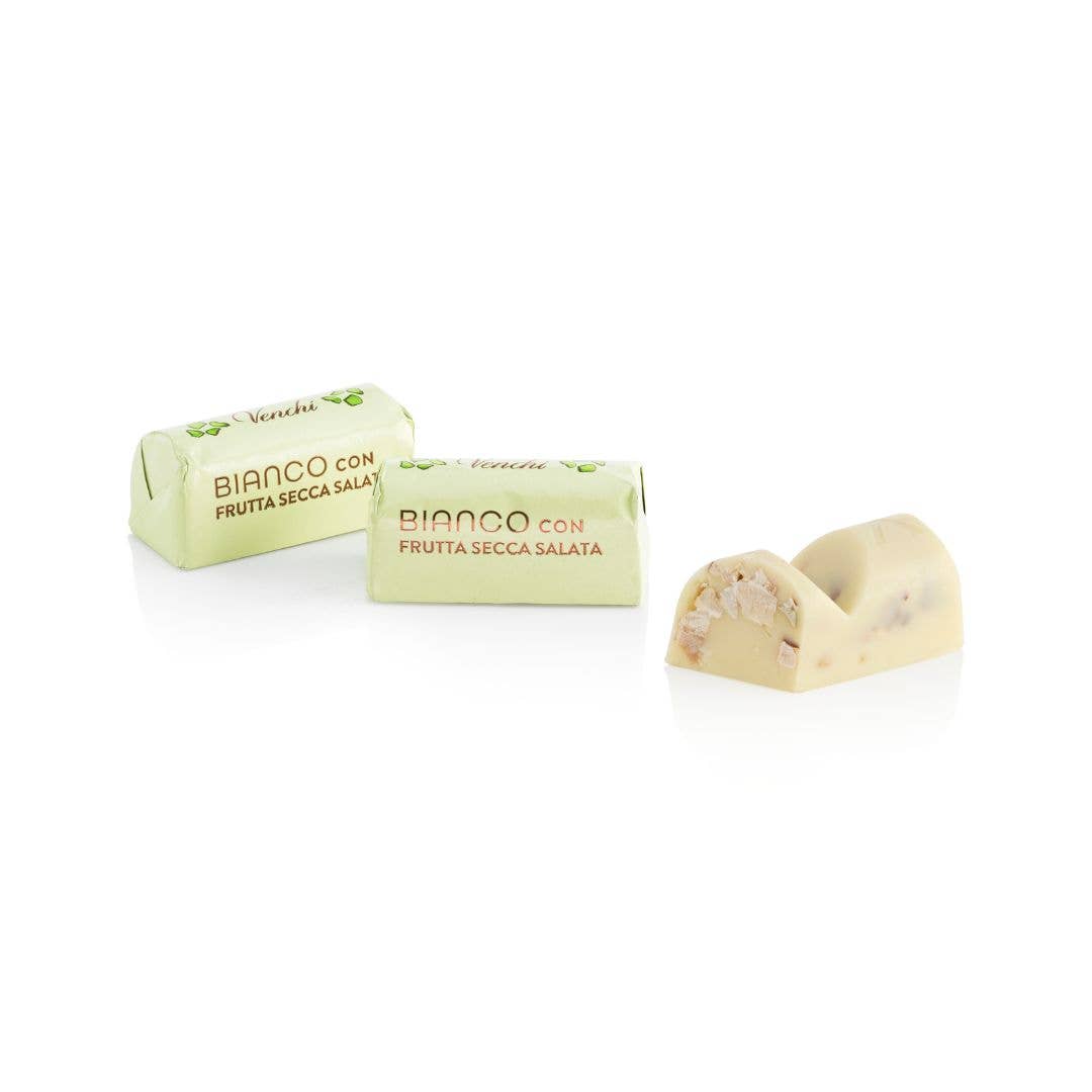 Salted Mixed Nuts & White Chocolate Ingots - Italian Gourmet