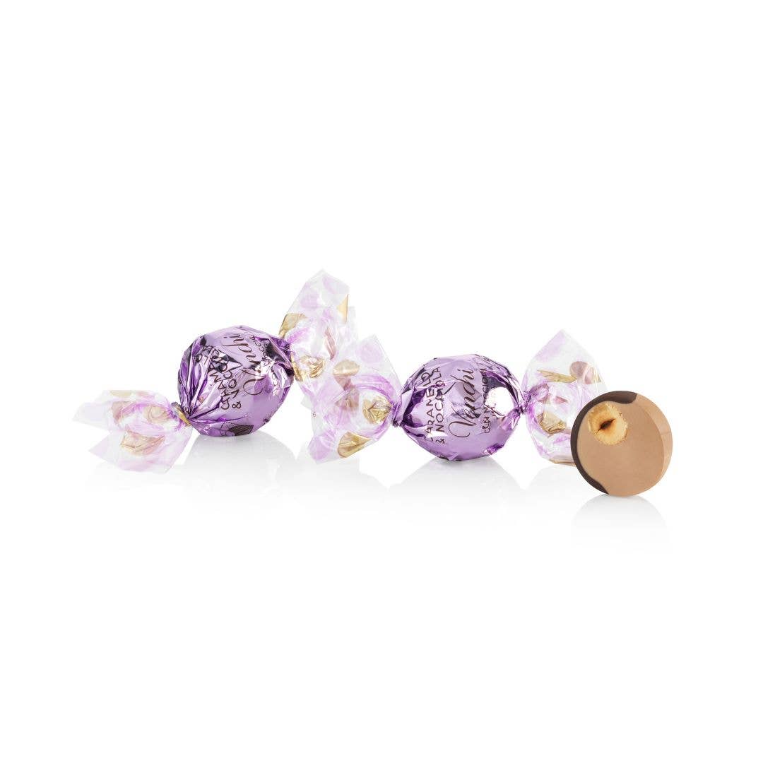 Caramel & Whole Hazelnut Chocolate Pearls - Italian Gourmet