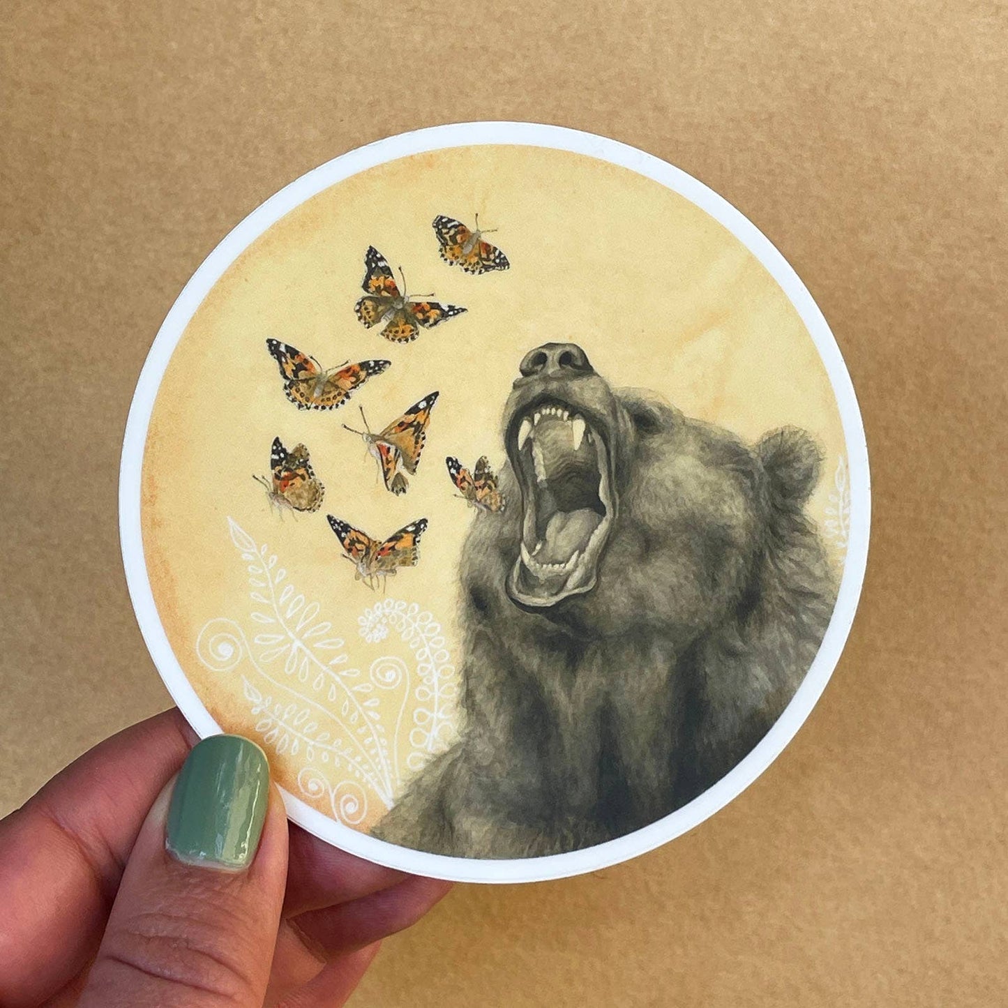 Bear Roar Vinyl STICKER