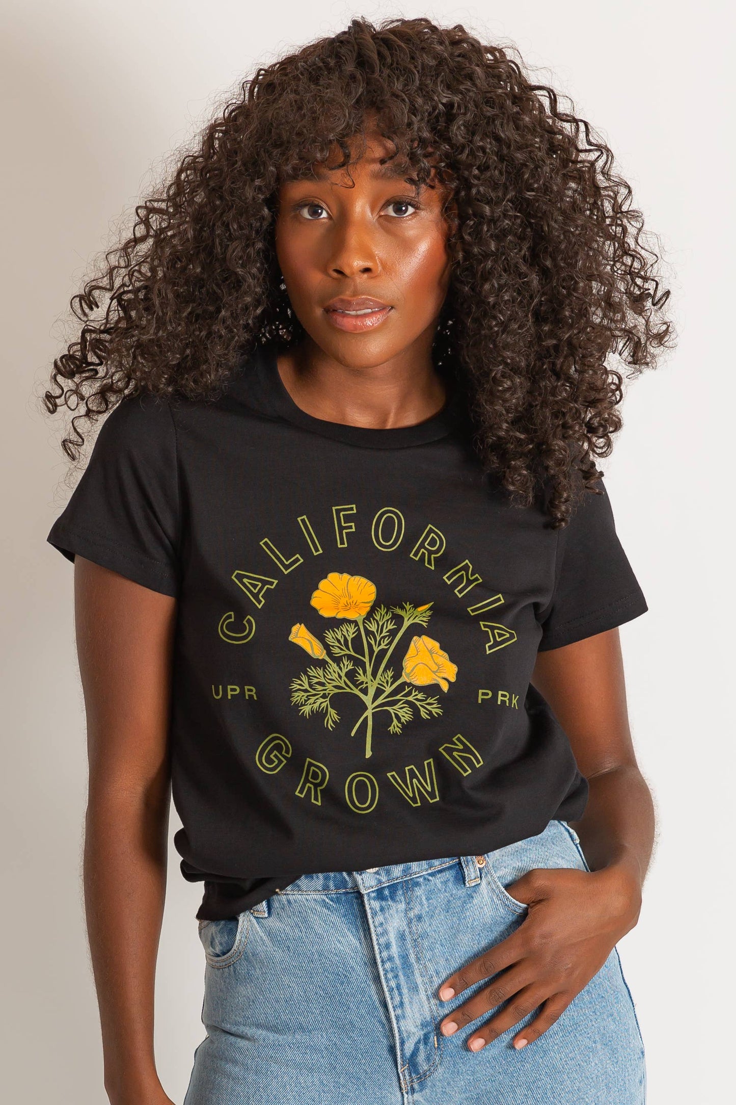 California Grown Routine Tee: Black / Small