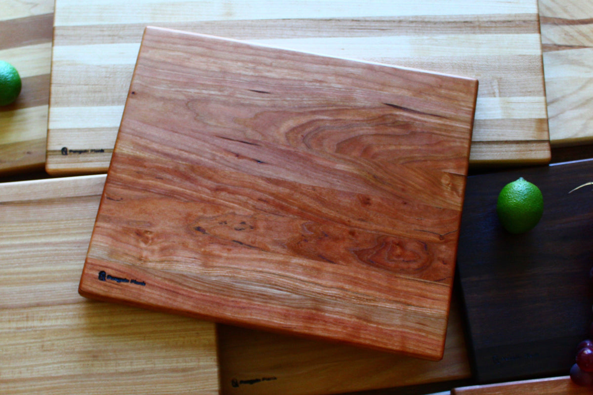 Handmade Hardwood Cheese & Serving Board – 12" × 10": Walnut