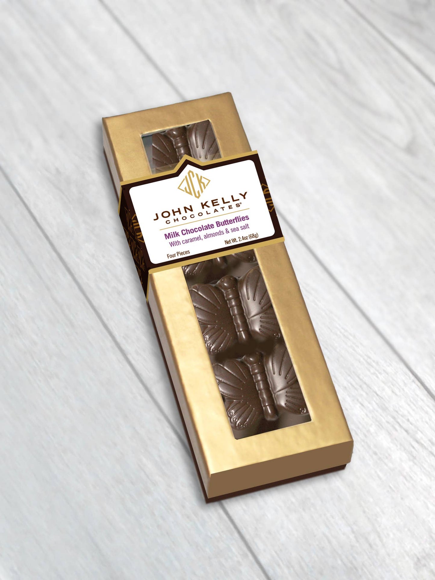4 Piece Milk Chocolate Butterflies