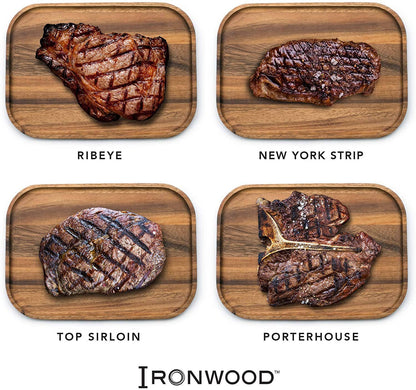 Ironwood Small Steak Board, Acacia Wood, 10.5" x 7.5"