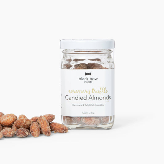 Rosemary Truffle Candied Almond Jar | Gourmet Nuts