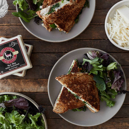 Bella Capra Raw Aged Goat Cheddar 12/6oz squares